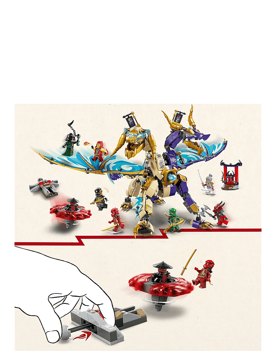 LEGO - Arc Dragon of Focus Ninja Toy Set 71836 - lego ninjago - multi - 2