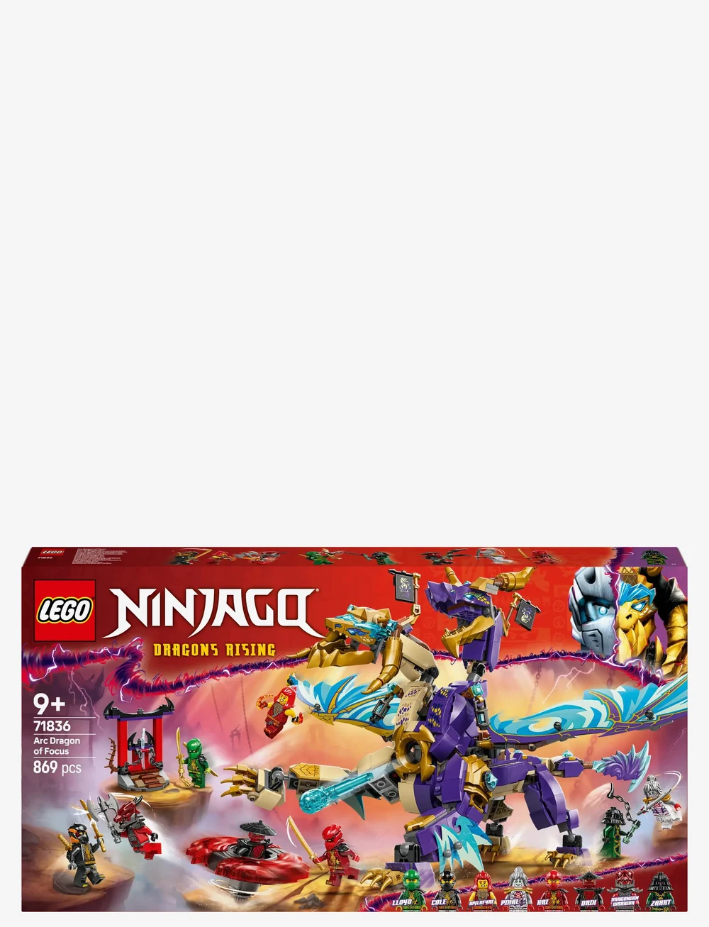 LEGO - Arc Dragon of Focus Ninja Toy Set 71836 - lego ninjago - multi - 4