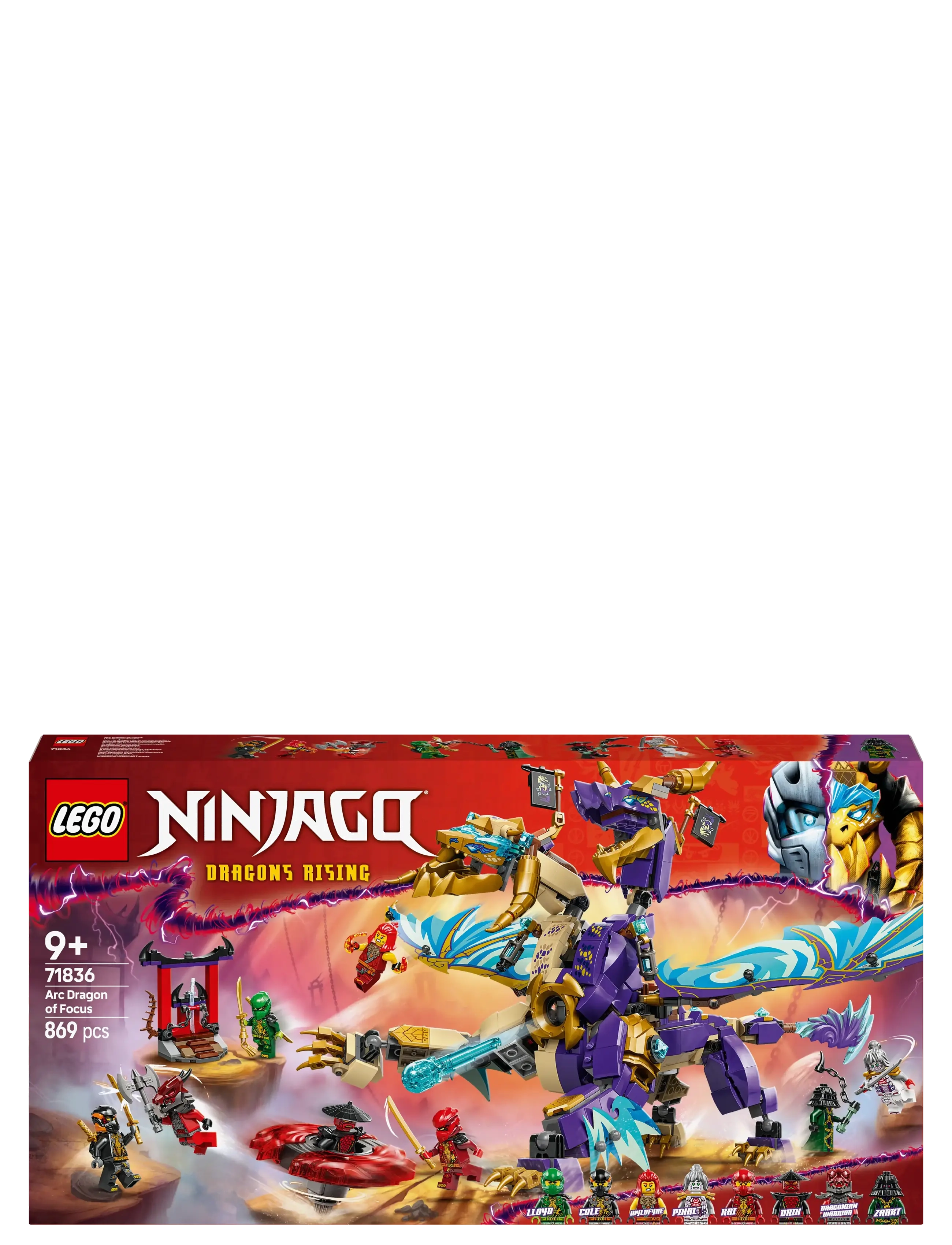 LEGO - Arc Dragon of Focus Ninja Toy Set 71836 - lego ninjago - multi - 4