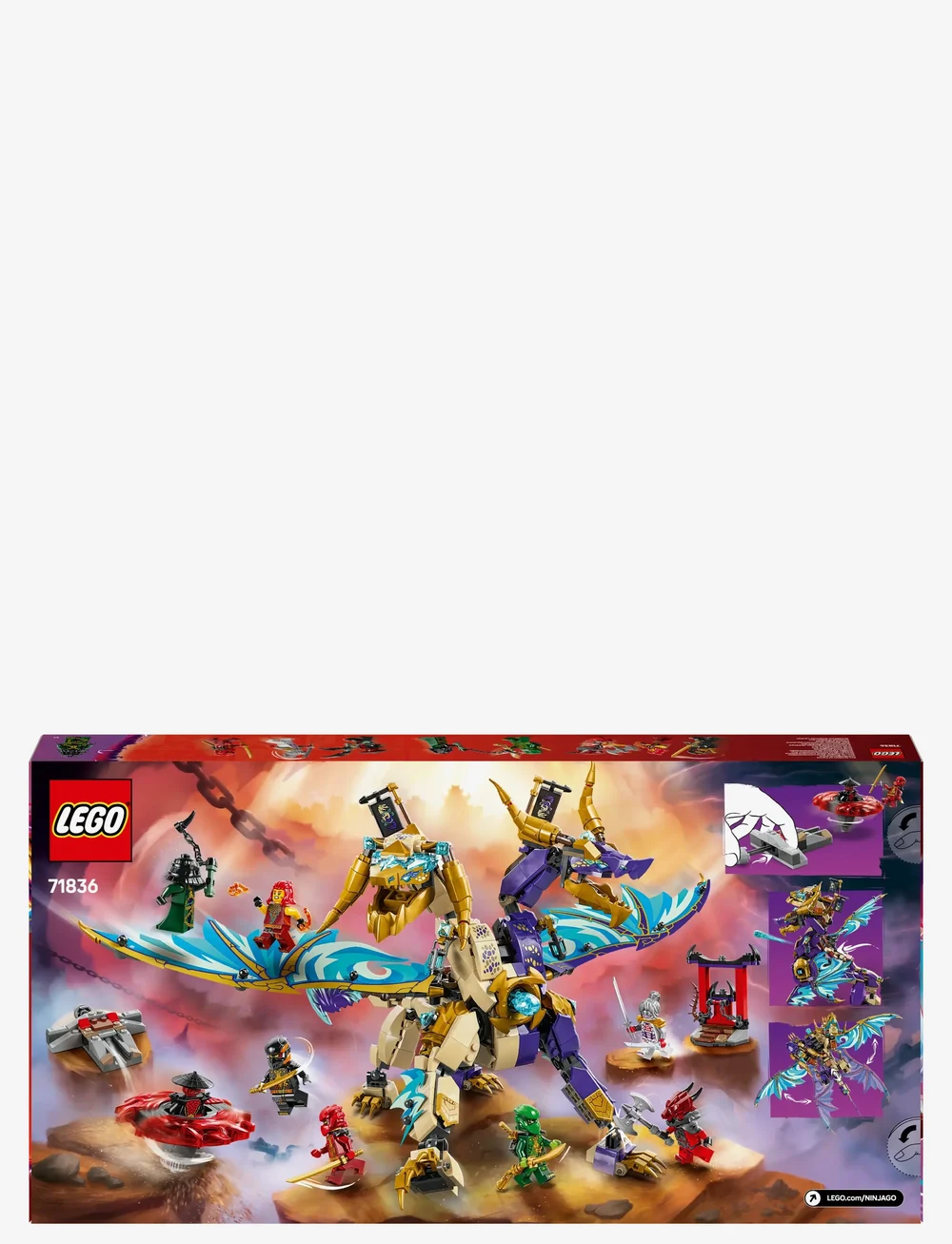 LEGO - Arc Dragon of Focus Ninja Toy Set 71836 - lego ninjago - multi - 5