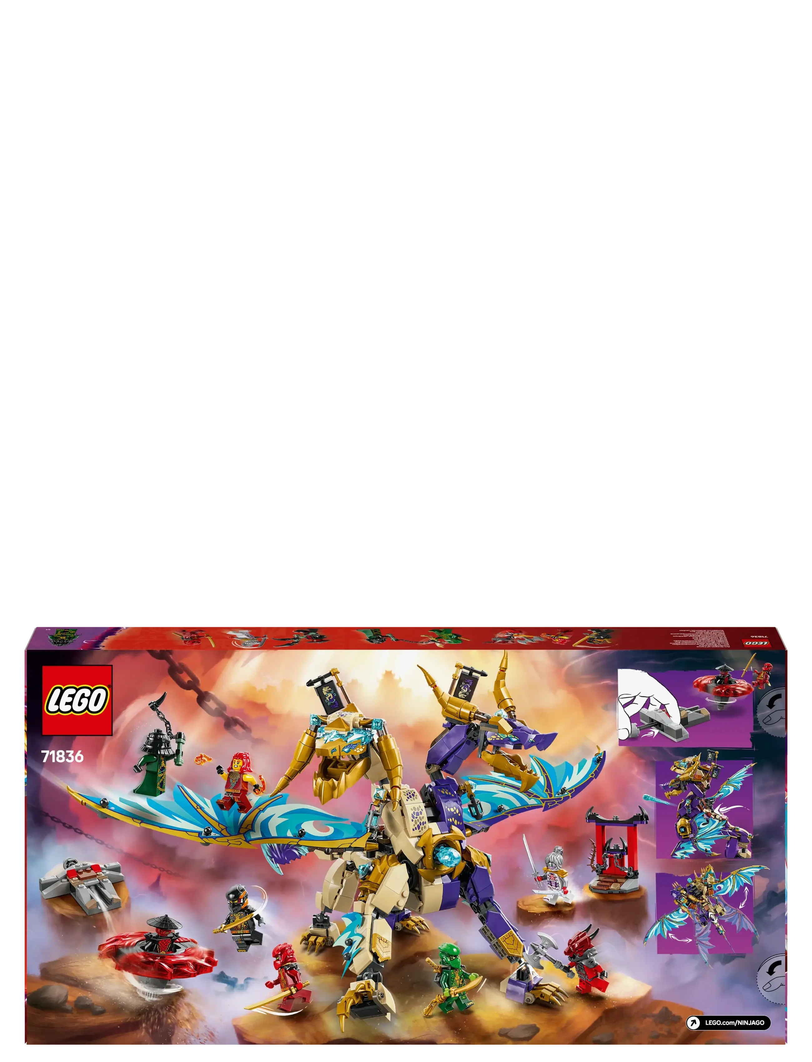 LEGO - Arc Dragon of Focus Ninja Toy Set 71836 - lego ninjago - multi - 5