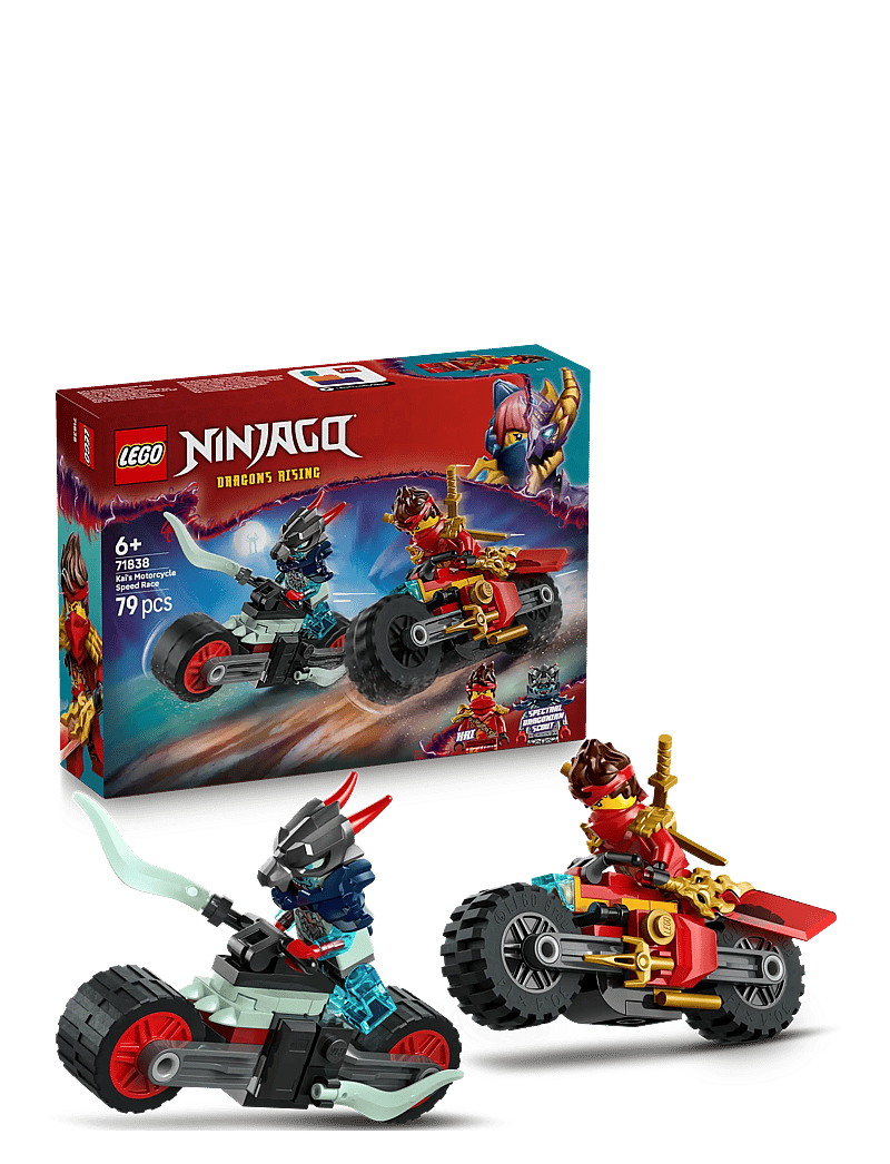 LEGO - Kai’s Motorcycle Speed Race Playset with 2 Ninja Bike Toys 71838 - lego speed champions - multi - 0