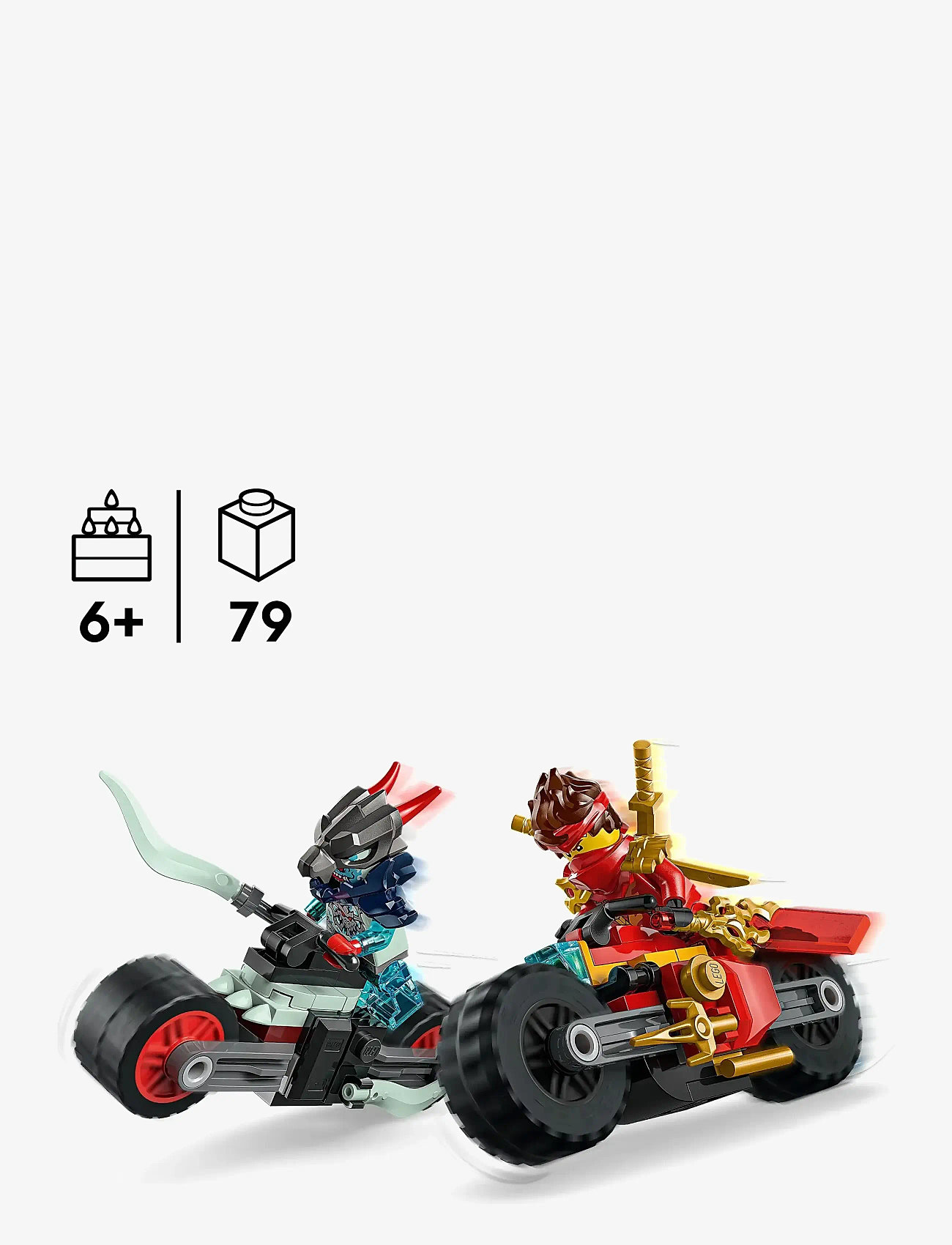 LEGO - Kai’s Motorcycle Speed Race Playset with 2 Ninja Bike Toys 71838 - lego speed champions - multi - 1