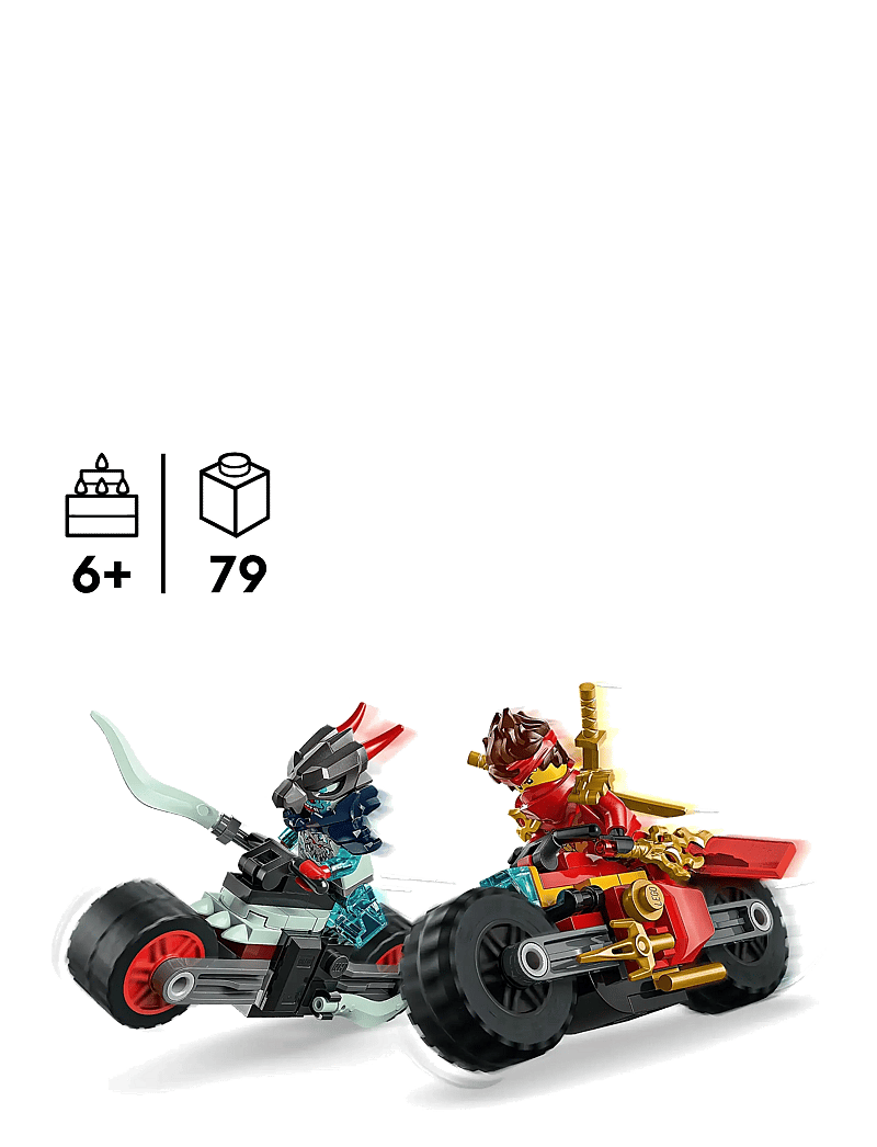 LEGO - Kai’s Motorcycle Speed Race Playset with 2 Ninja Bike Toys 71838 - lego speed champions - multi - 1