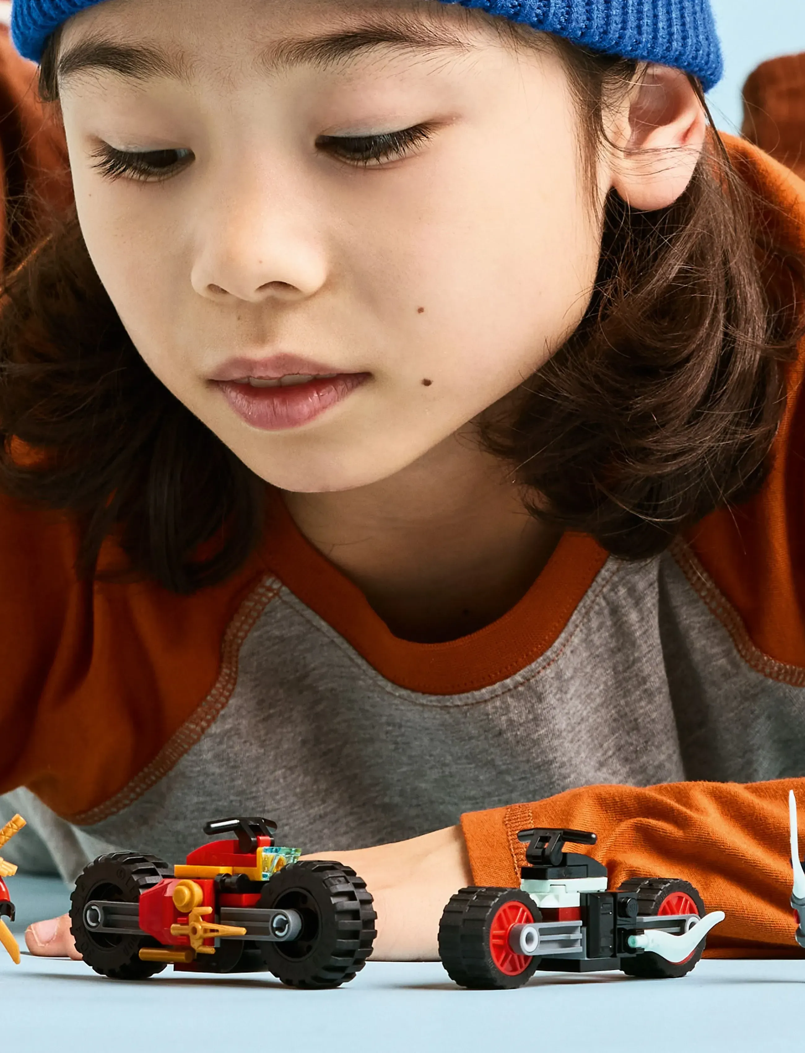 LEGO Kai's Motorcycle Speed Race Playset With 2 Ninja Bike Toys