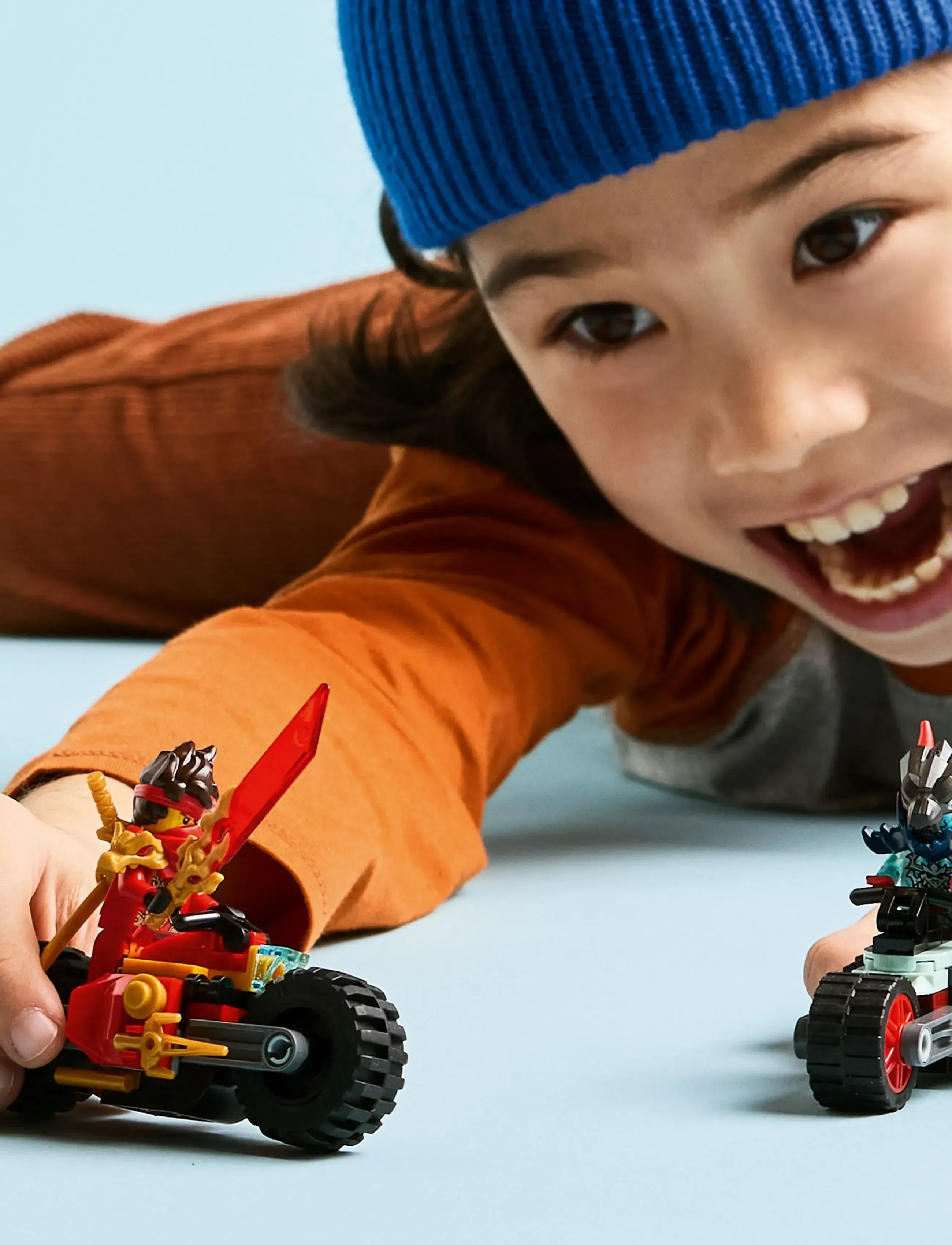 LEGO Kai's Motorcycle Speed Race Playset With 2 Ninja Bike Toys