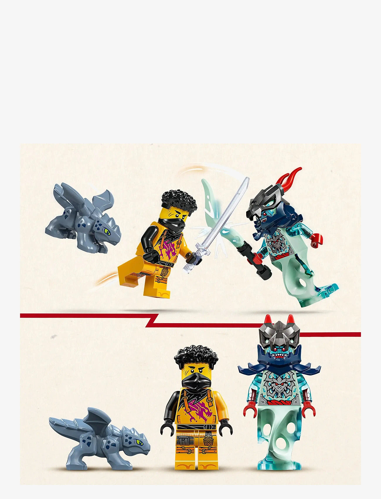 LEGO - Arins Spinjitzu-kamprobot 71839 - lego ninjago - multi - 3