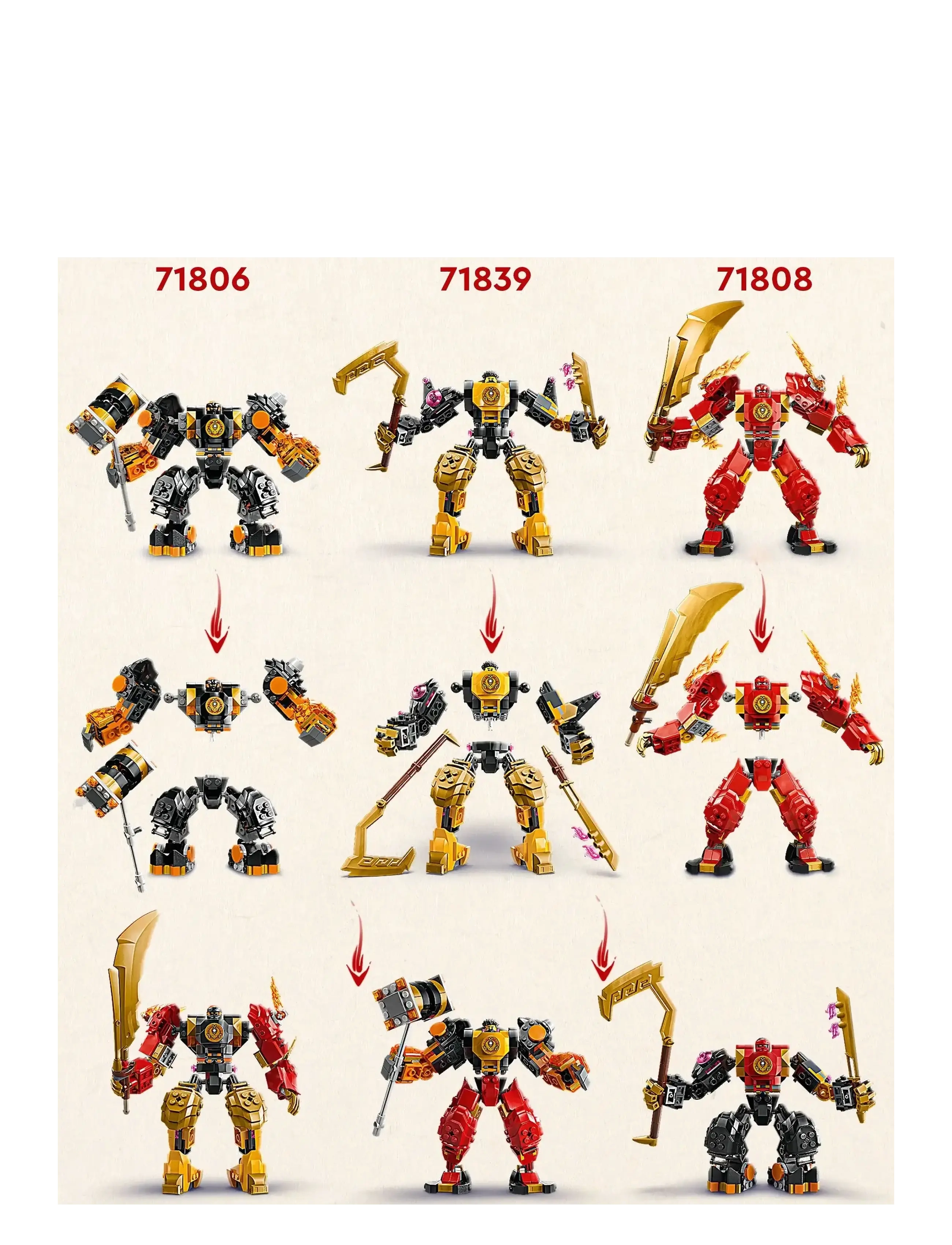 LEGO - Arin’s Spinjitzu Battle Mech Toy Set 71839 - lego ninjago - multi - 4