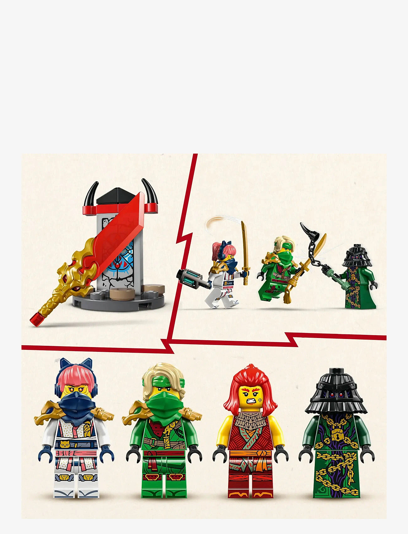 LEGO Rontu The Master Dragon Toy Set 71842 (LGO71842) - LEGO