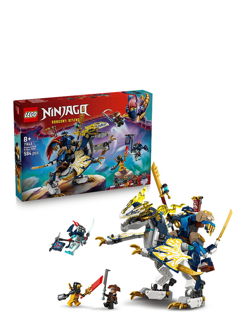 LEGO Rogue's Mech Dragon Rider Ninja Toy 71843 (LGO71843