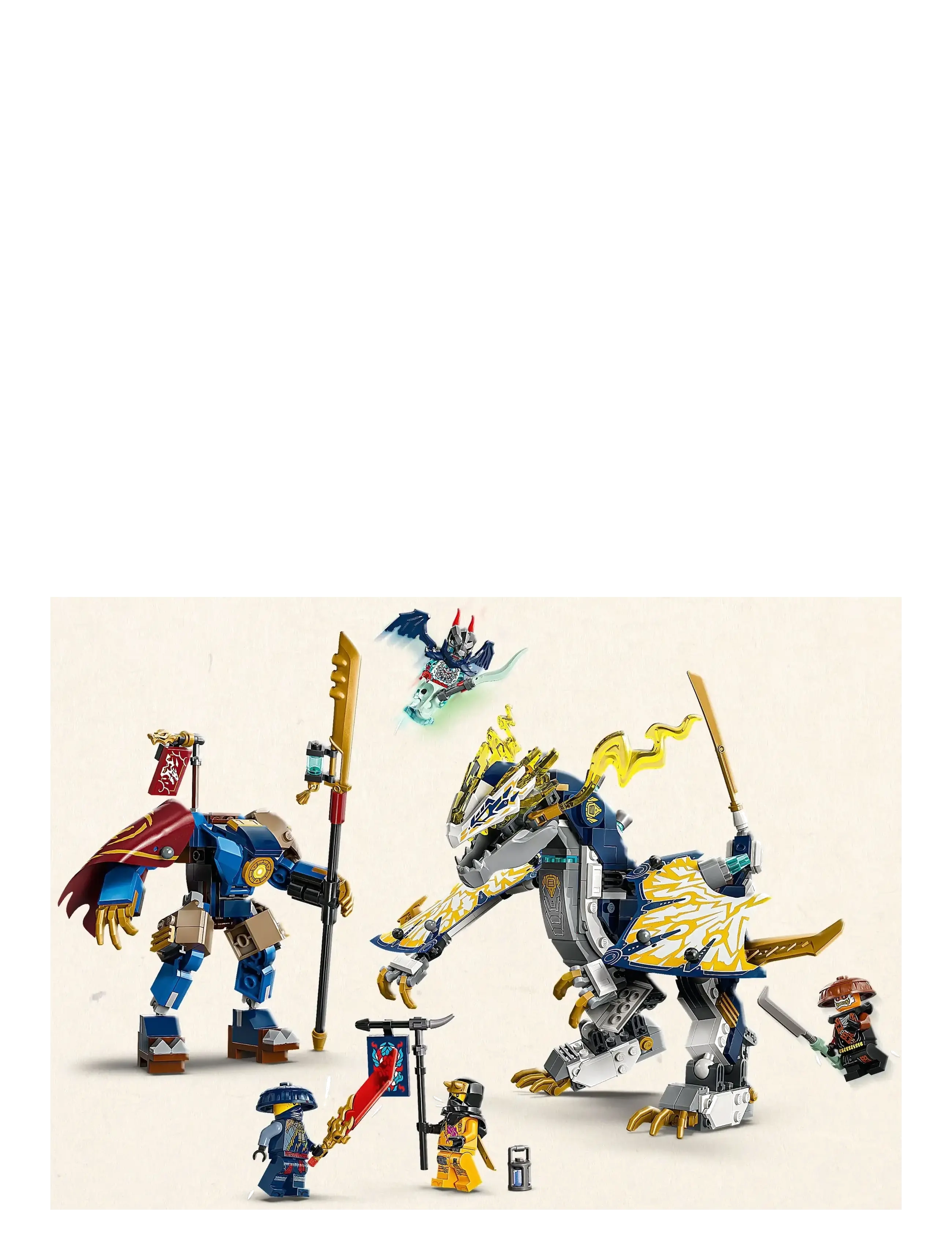 LEGO - Rogue’s Mech Dragon Rider Ninja Toy 71843 - lego ninjago - multi - 3