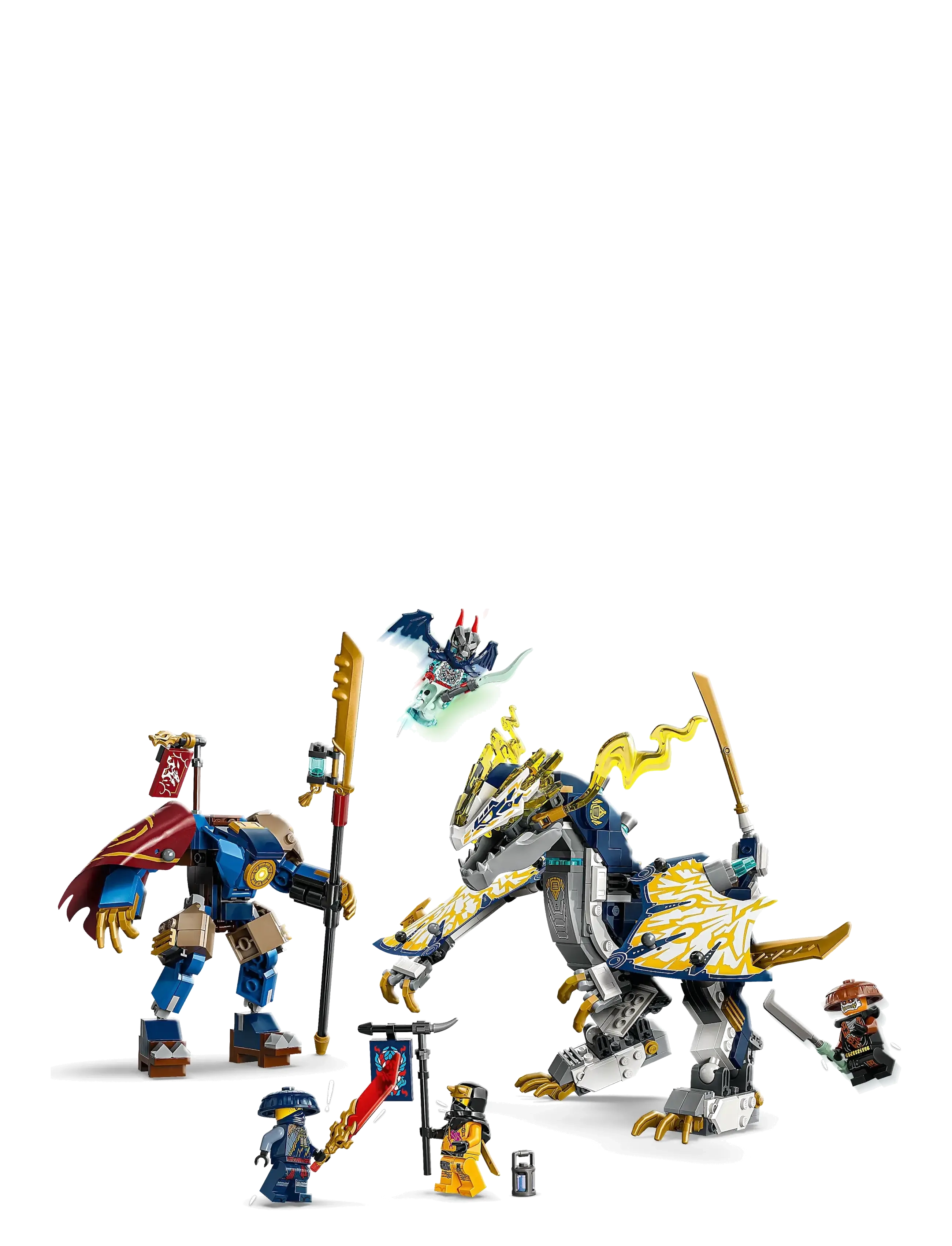LEGO - Rogue’s Mech Dragon Rider Ninja Toy 71843 - lego ninjago - multi - 5
