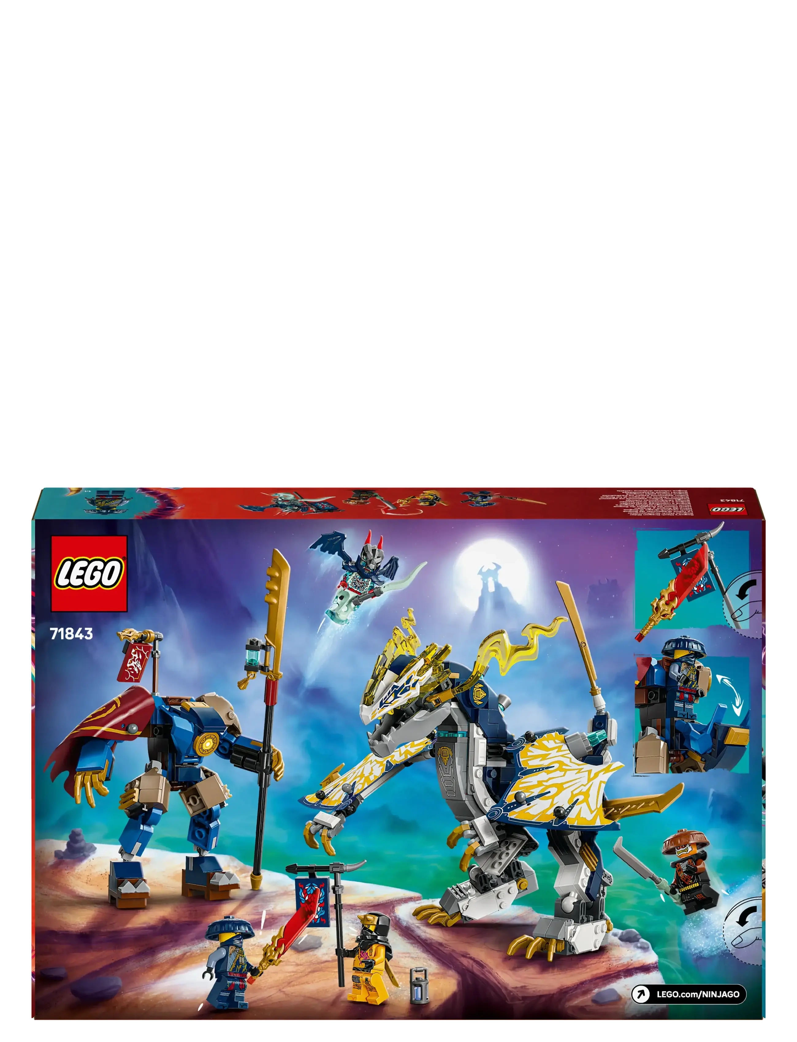 LEGO Rogue's Mech Dragon Rider Ninja Toy 71843 (LGO71843) - LEGO