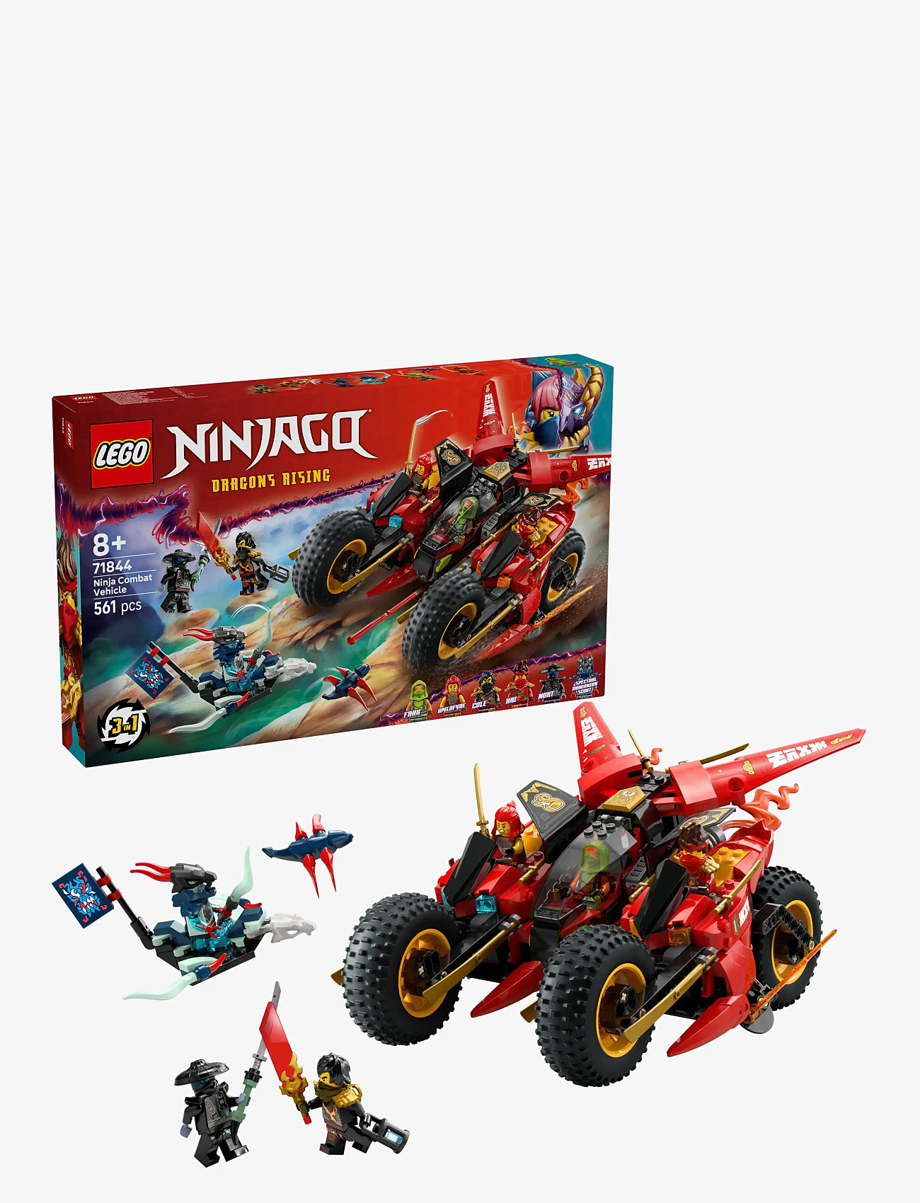 LEGO - Ninja-kampkøretøj 71844 - multi - 0