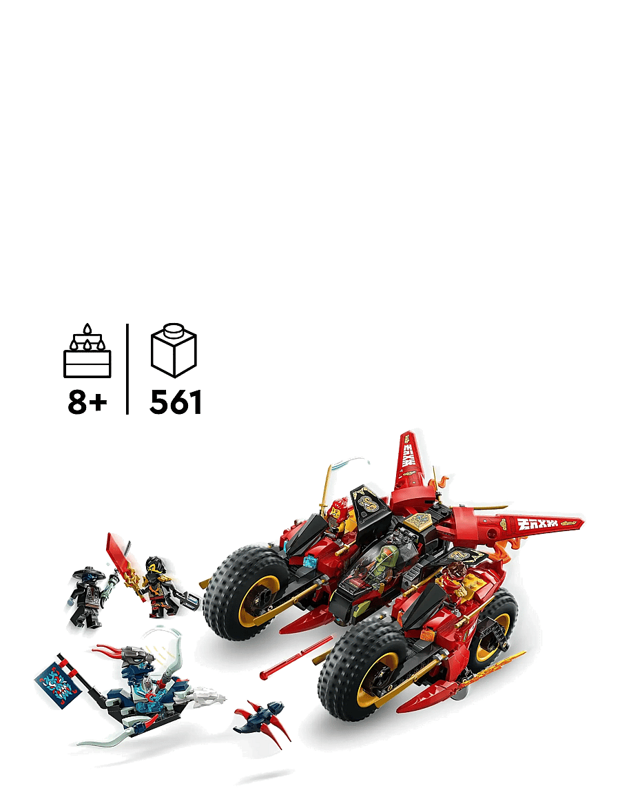 LEGO - Ninja Combat Vehicle 3-in-1 Toy Building Set 71844 - prezenty urodzinowe - multi - 1