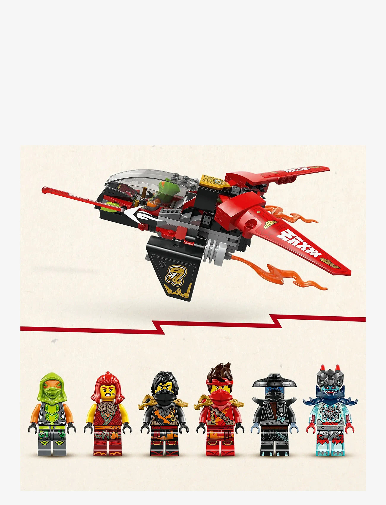 LEGO - Ninja-kampkøretøj 71844 - multi - 4