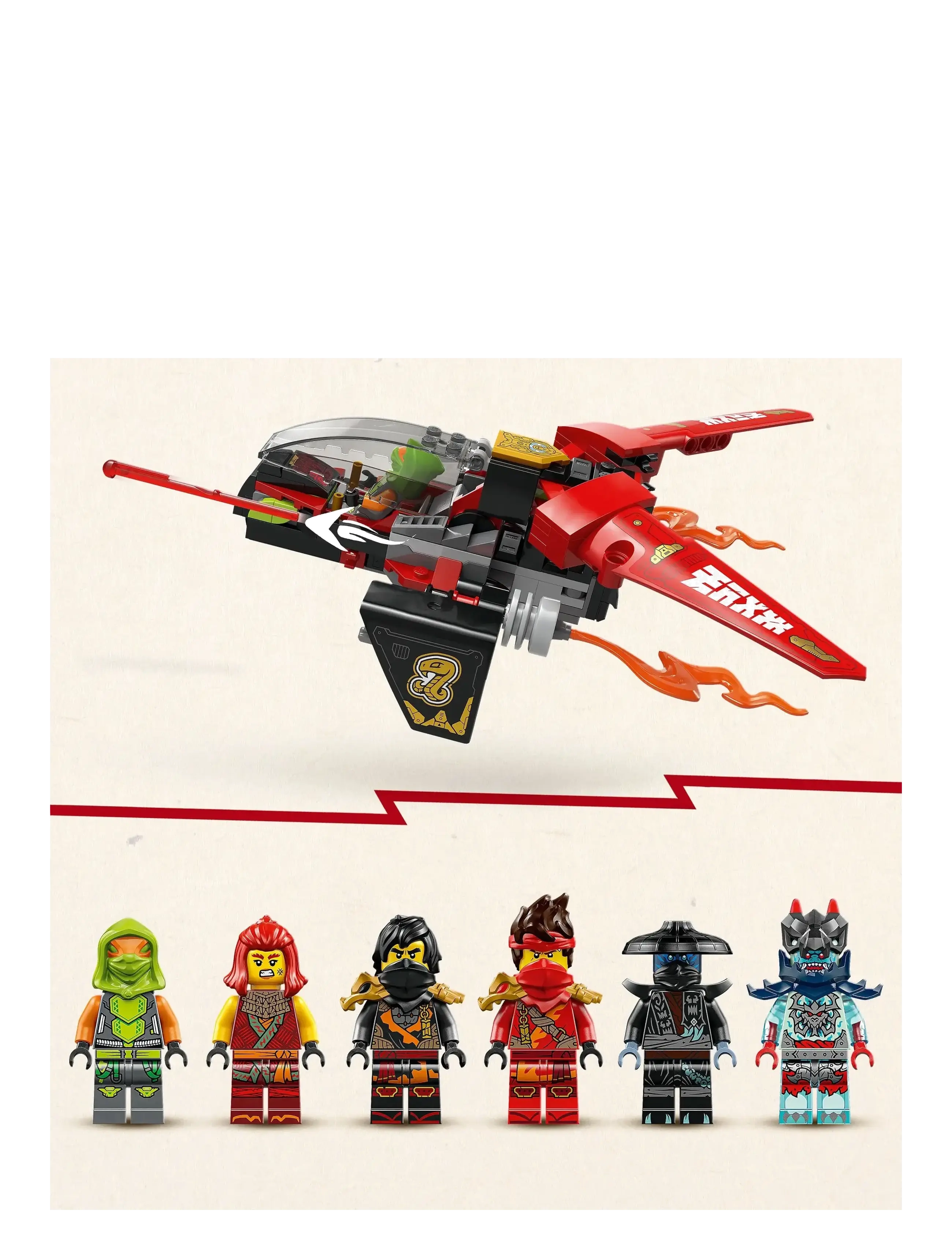 LEGO - Ninja Combat Vehicle 3-in-1 Toy Building Set 71844 - lego ninjago - multi - 4