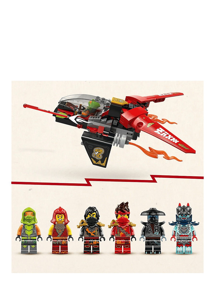 LEGO - Ninja Combat Vehicle 3-in-1 Toy Building Set 71844 - prezenty urodzinowe - multi - 4