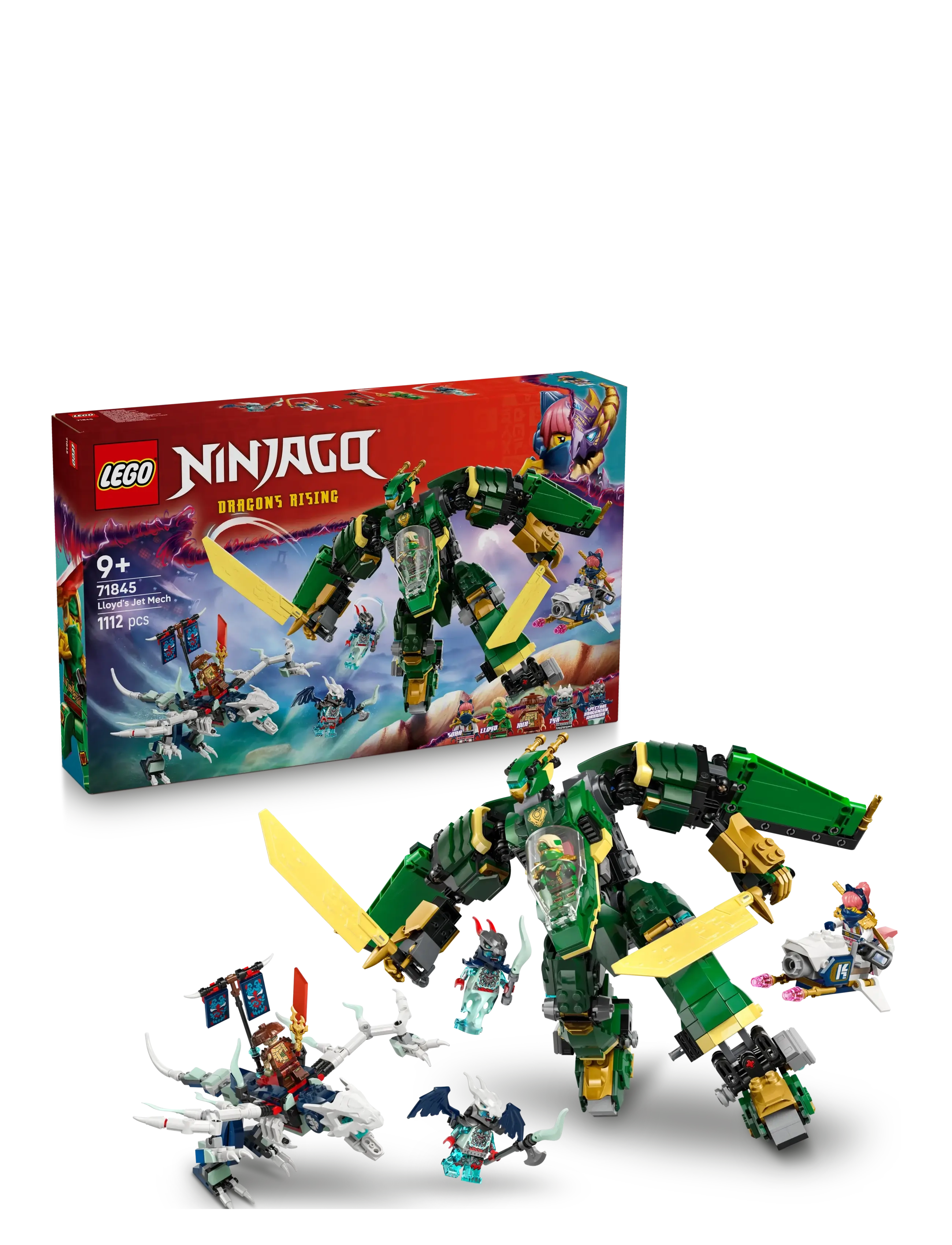 LEGO Lloyds Jet-Mech 71845, One Size, Lego Spielzeug, Mehrfarbig/gemustert - ninjago, Kinder
