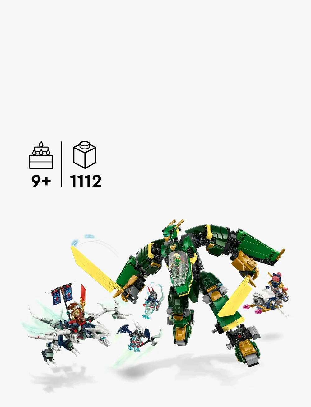 LEGO - Lloyd’s Jet Mech Ninja Toy Building Kit 71845 - lego ninjago - multi - 1