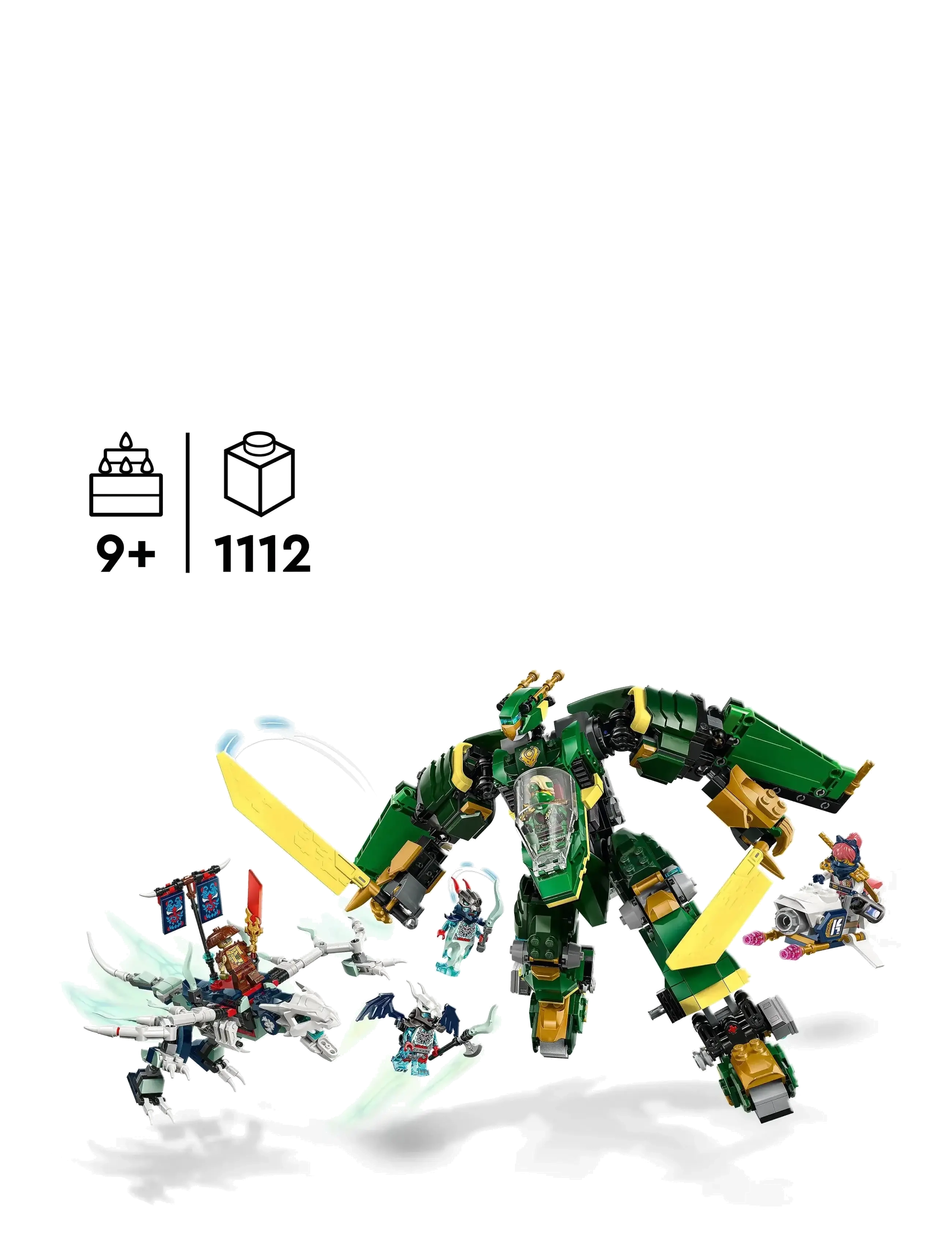 LEGO - Lloyd’s Jet Mech Ninja Toy Building Kit 71845 - lego ninjago - multi - 1