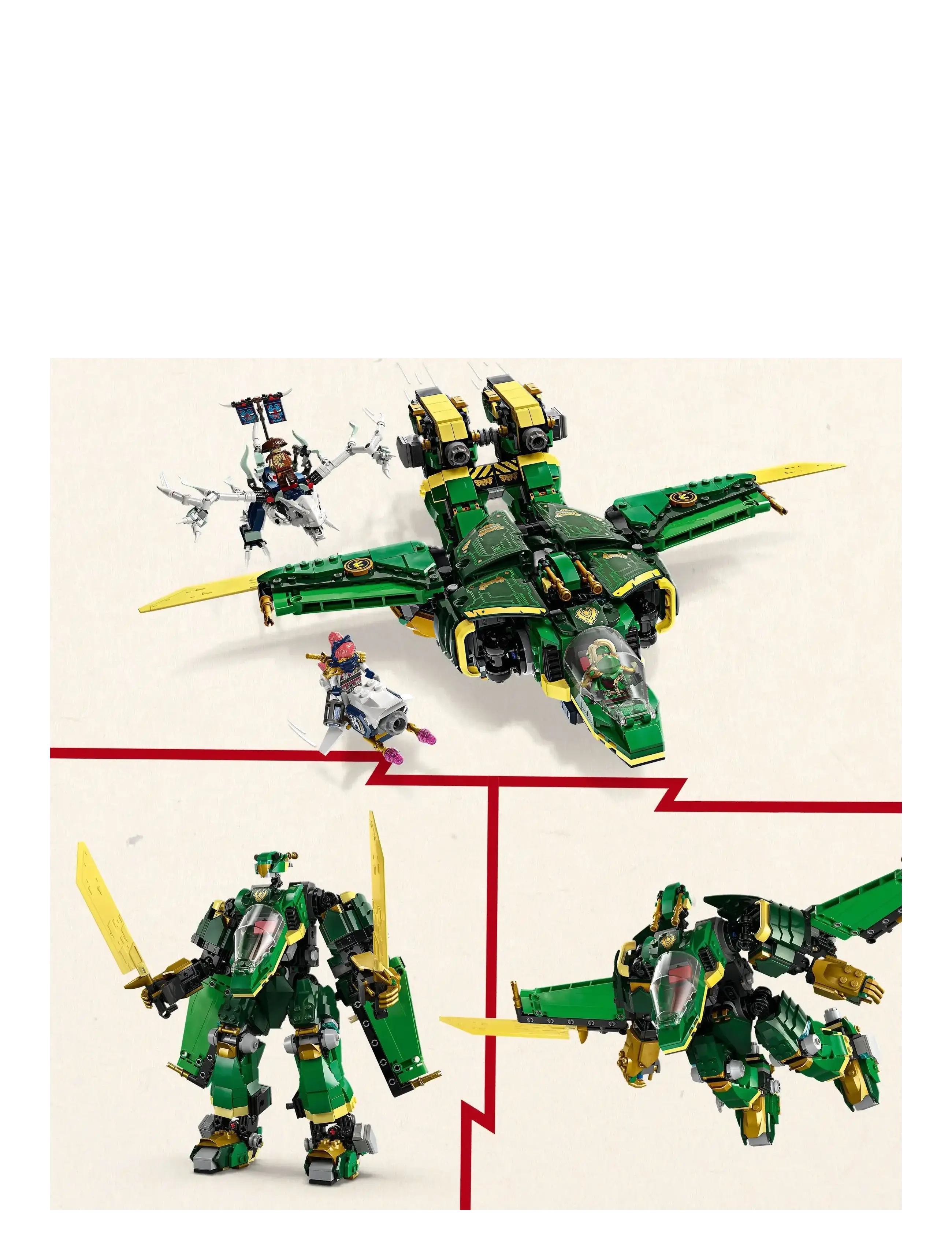 LEGO - Lloyd’s Jet Mech Ninja Toy Building Kit 71845 - geburtstagsgeschenke - multi - 2