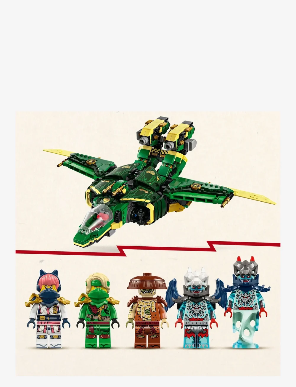 LEGO - Lloyd’s Jet Mech Ninja Toy Building Kit 71845 - lego ninjago - multi - 3