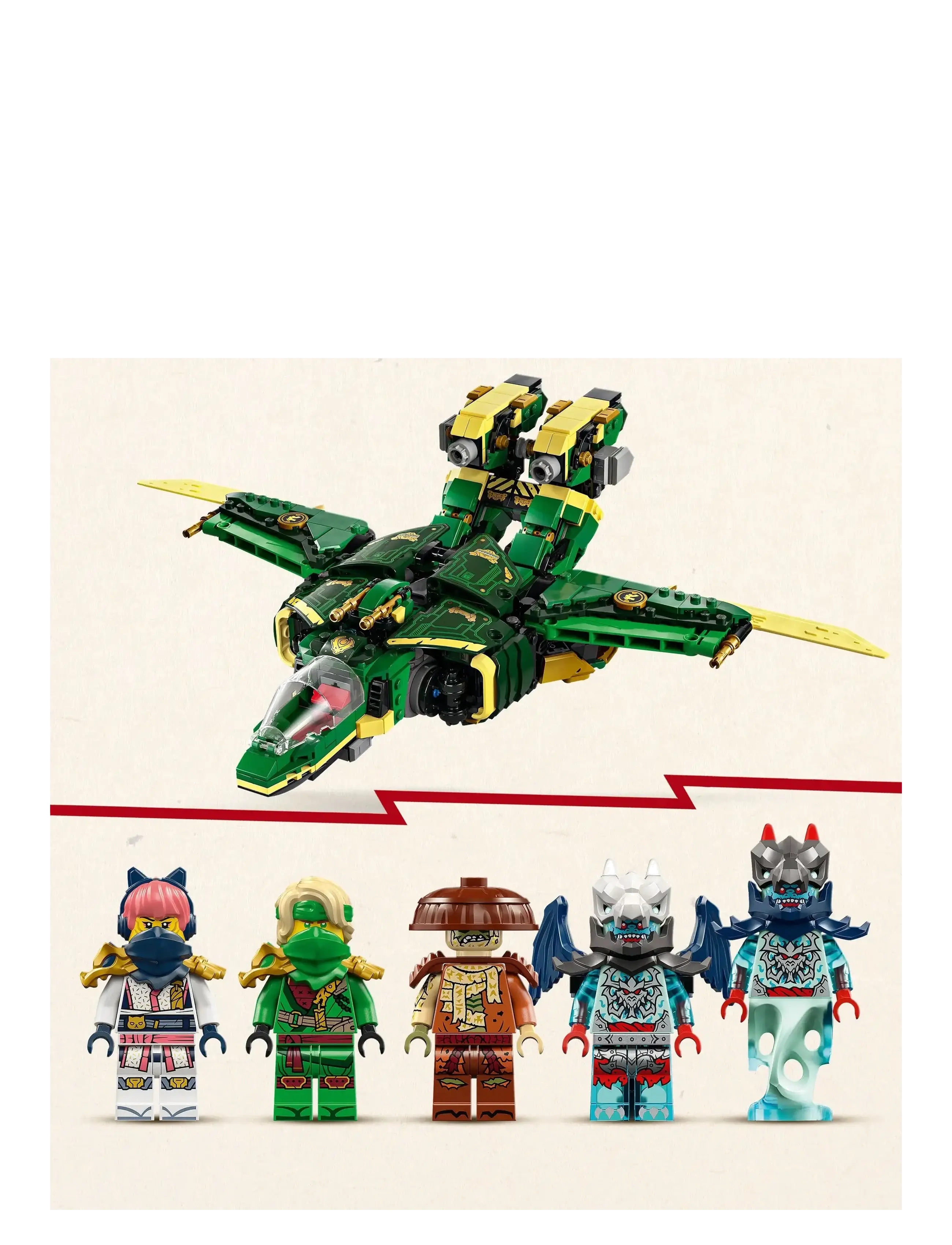 LEGO - Lloyd’s Jet Mech Ninja Toy Building Kit 71845 - lego ninjago - multi - 3