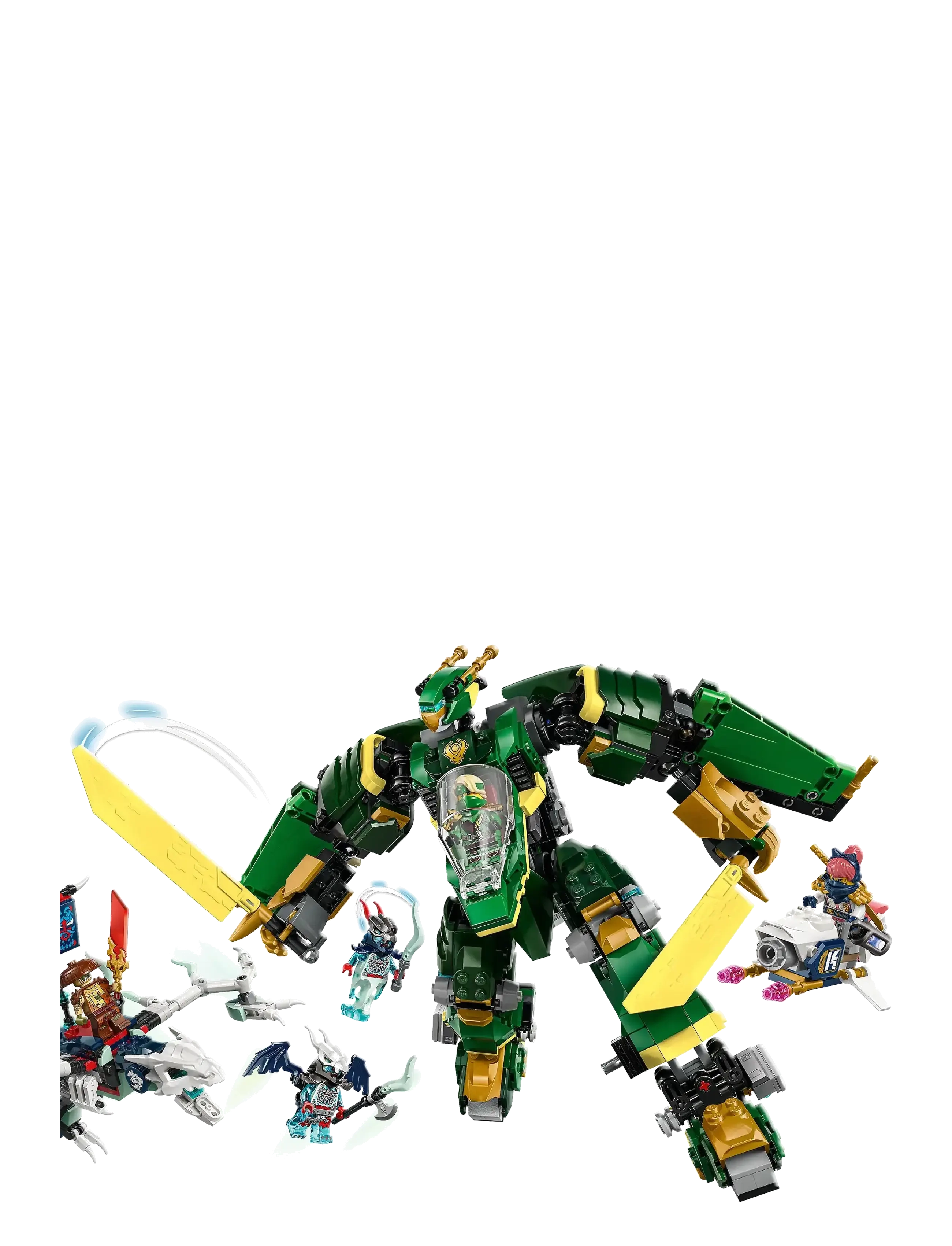 LEGO - Lloyd’s Jet Mech Ninja Toy Building Kit 71845 - lego ninjago - multi - 4
