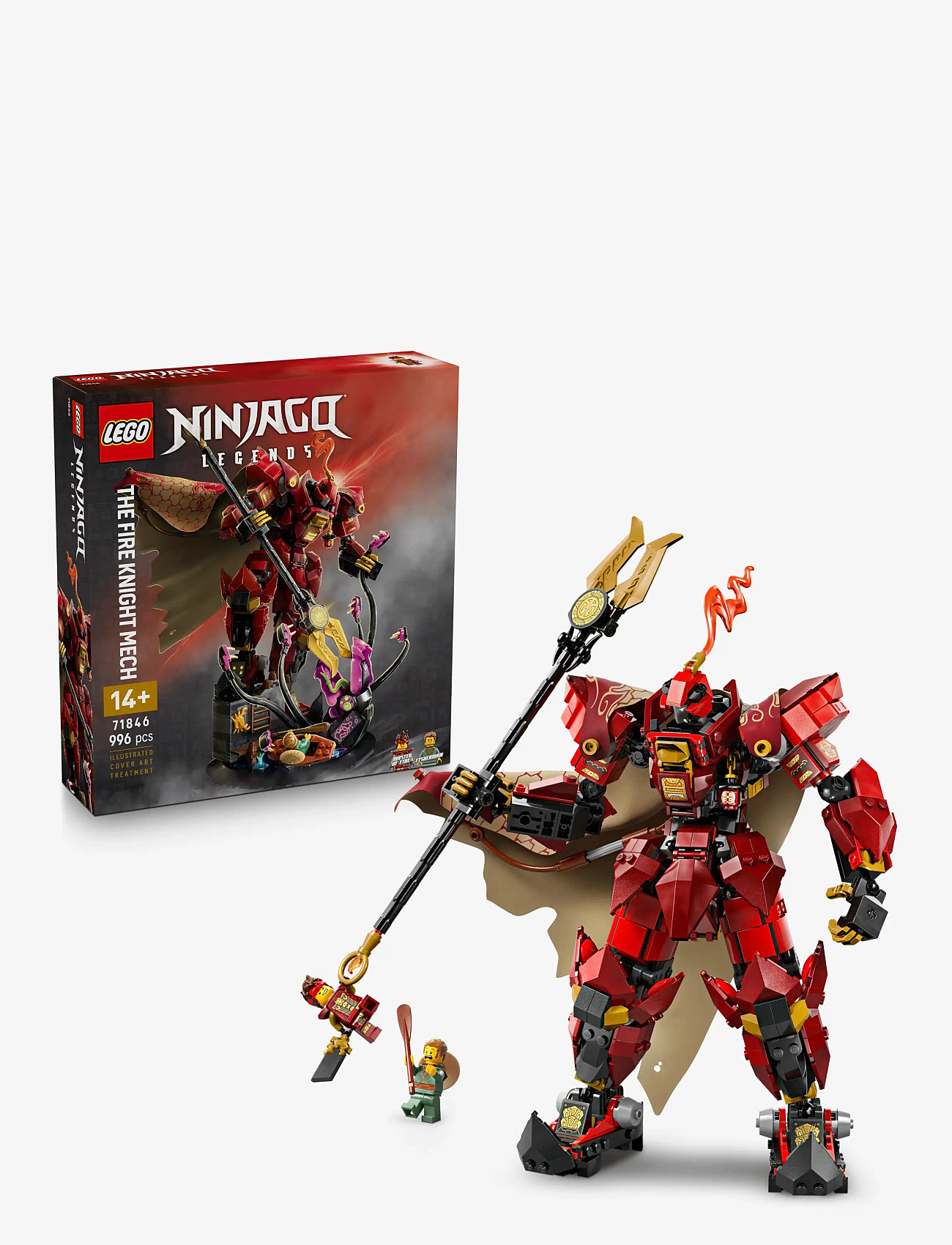 LEGO The Fire Knight Mech Building Kit 71846 (LGO71846) LEGO
