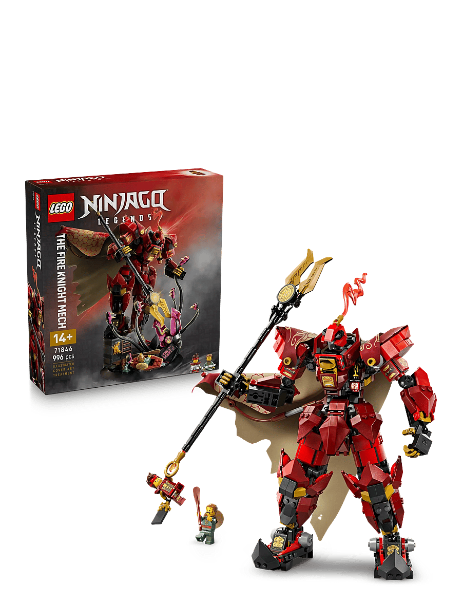 LEGO - The Fire Knight Mech Building Kit 71846 - geburtstagsgeschenke - multi - 0