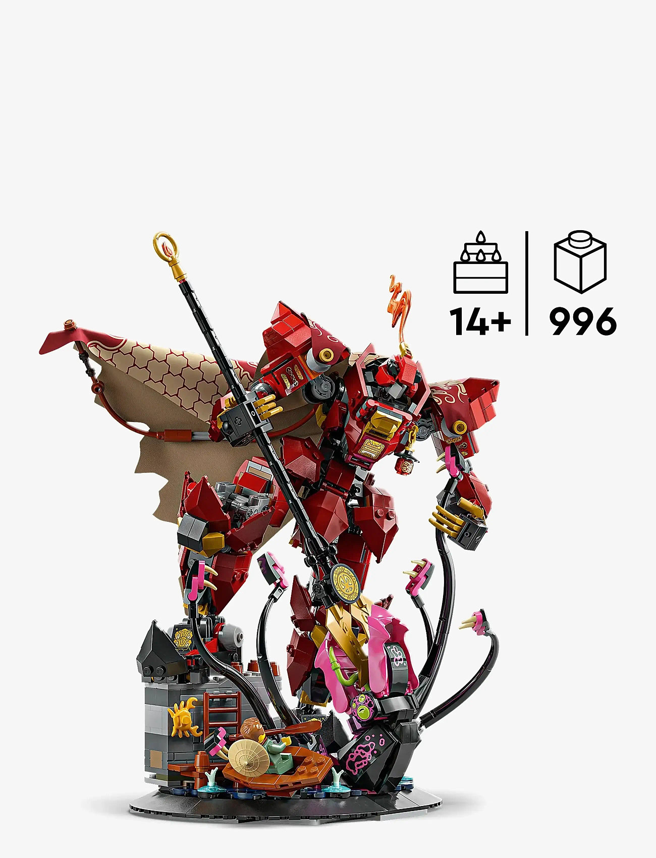 LEGO - The Fire Knight Mech Building Kit 71846 - lego ninjago - multi - 1
