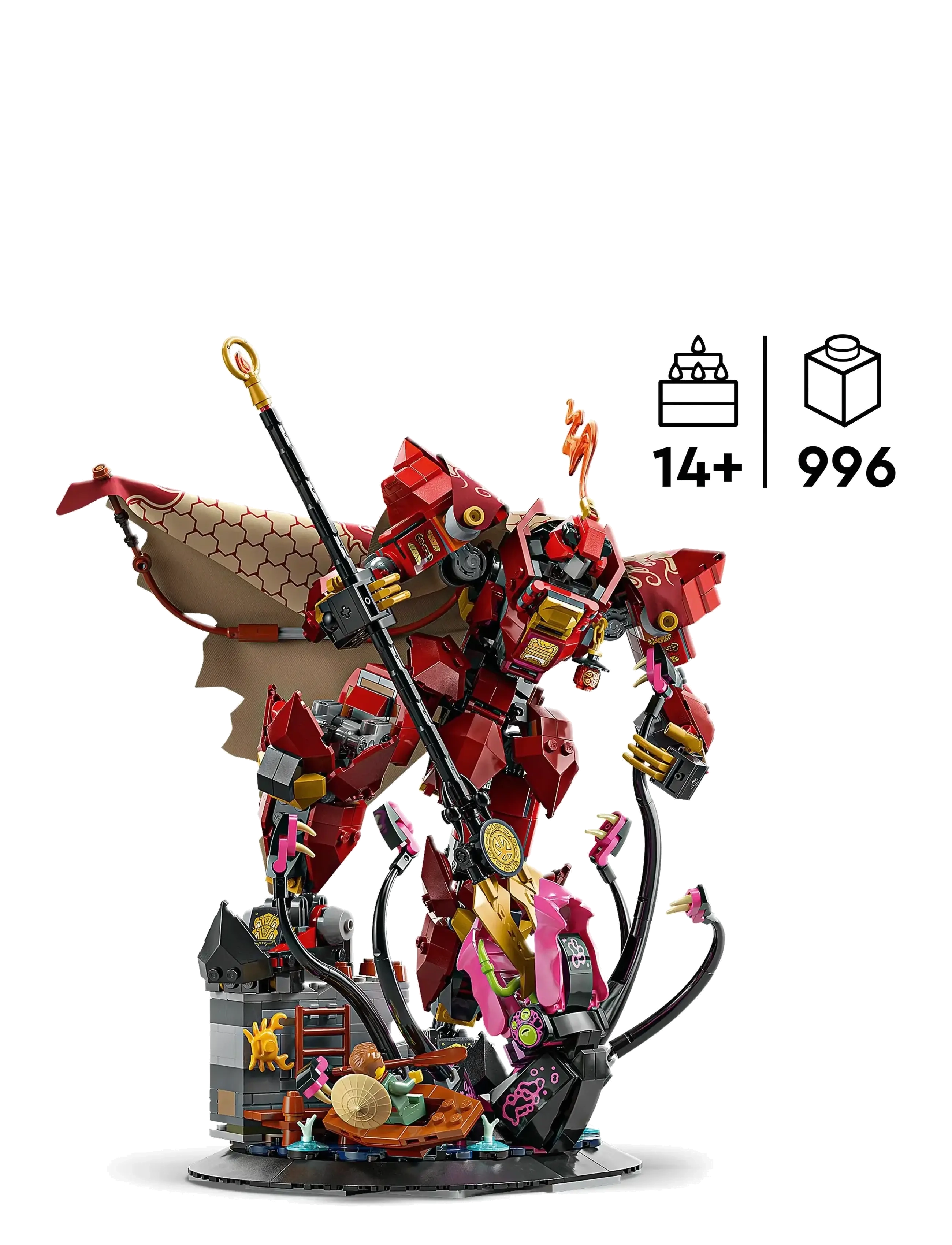 LEGO - Ildridder-mech 71846 - lego ninjago - multi - 1
