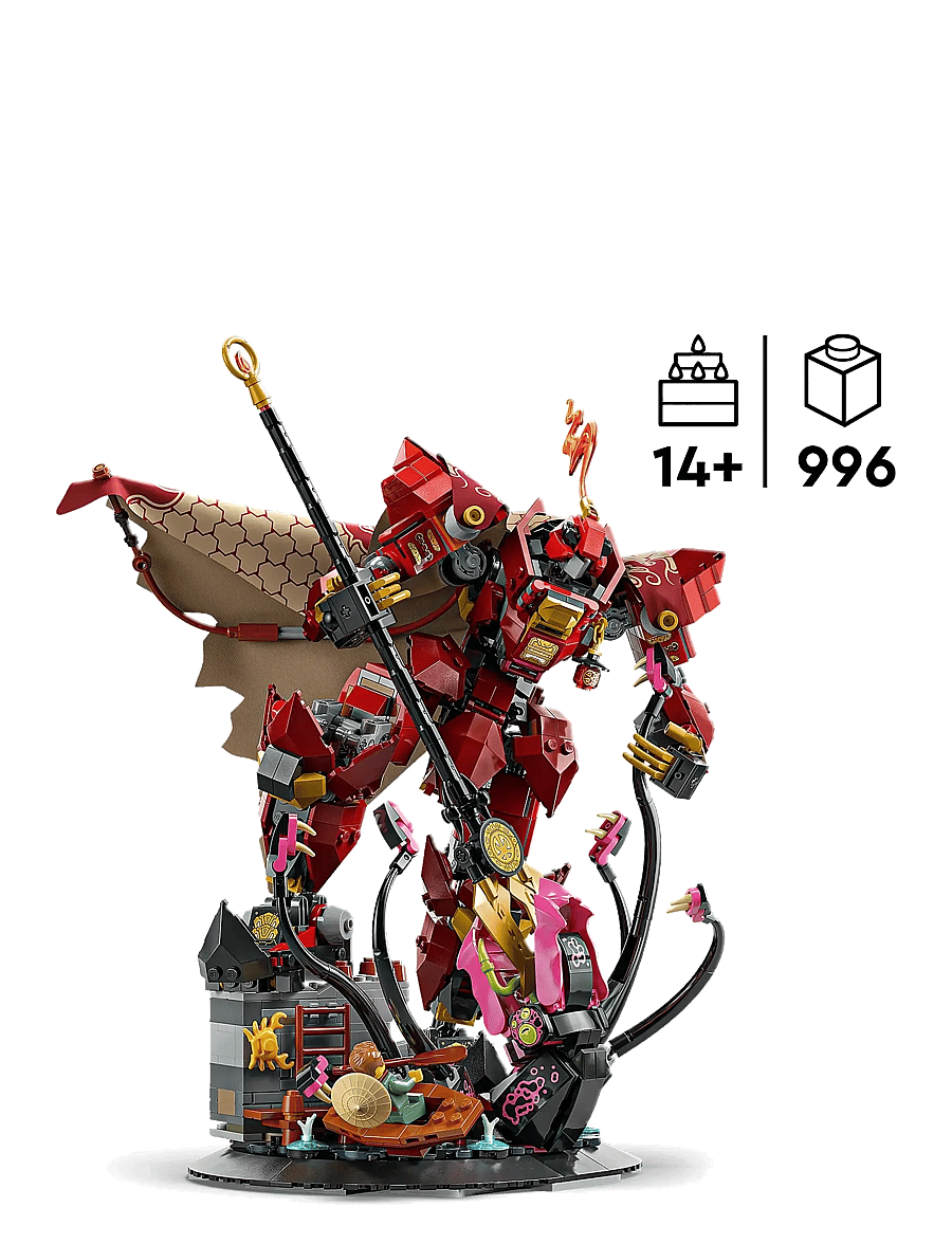 LEGO - The Fire Knight Mech Building Kit 71846 - geburtstagsgeschenke - multi - 1