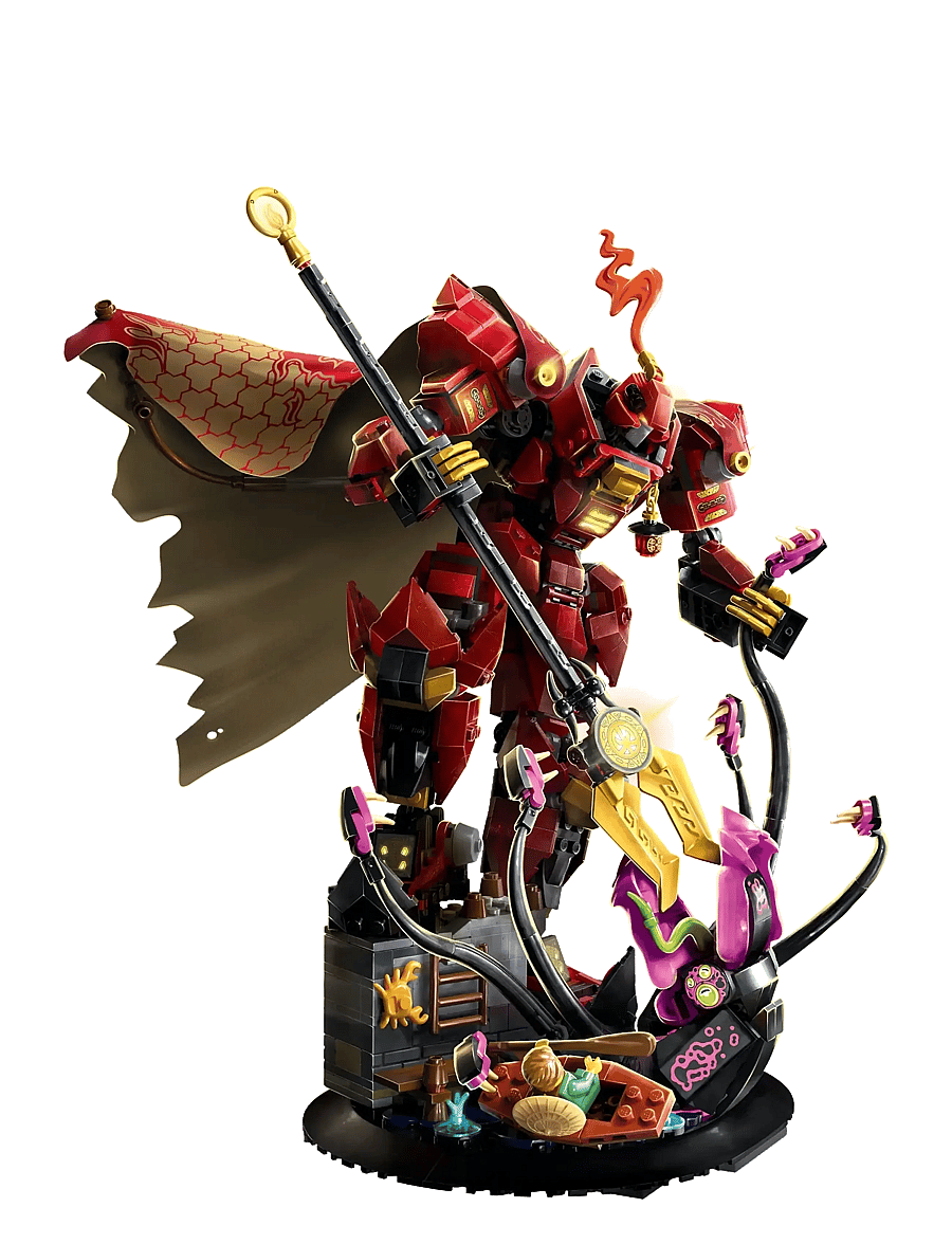 LEGO - The Fire Knight Mech Building Kit 71846 - geburtstagsgeschenke - multi - 5