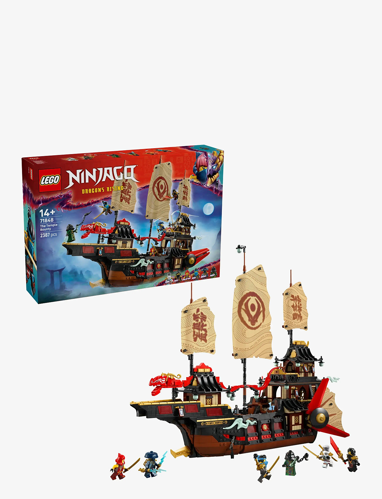 LEGO - The Temple Bounty Ship Toy Building Kit 71848 - lego ninjago - multi - 0