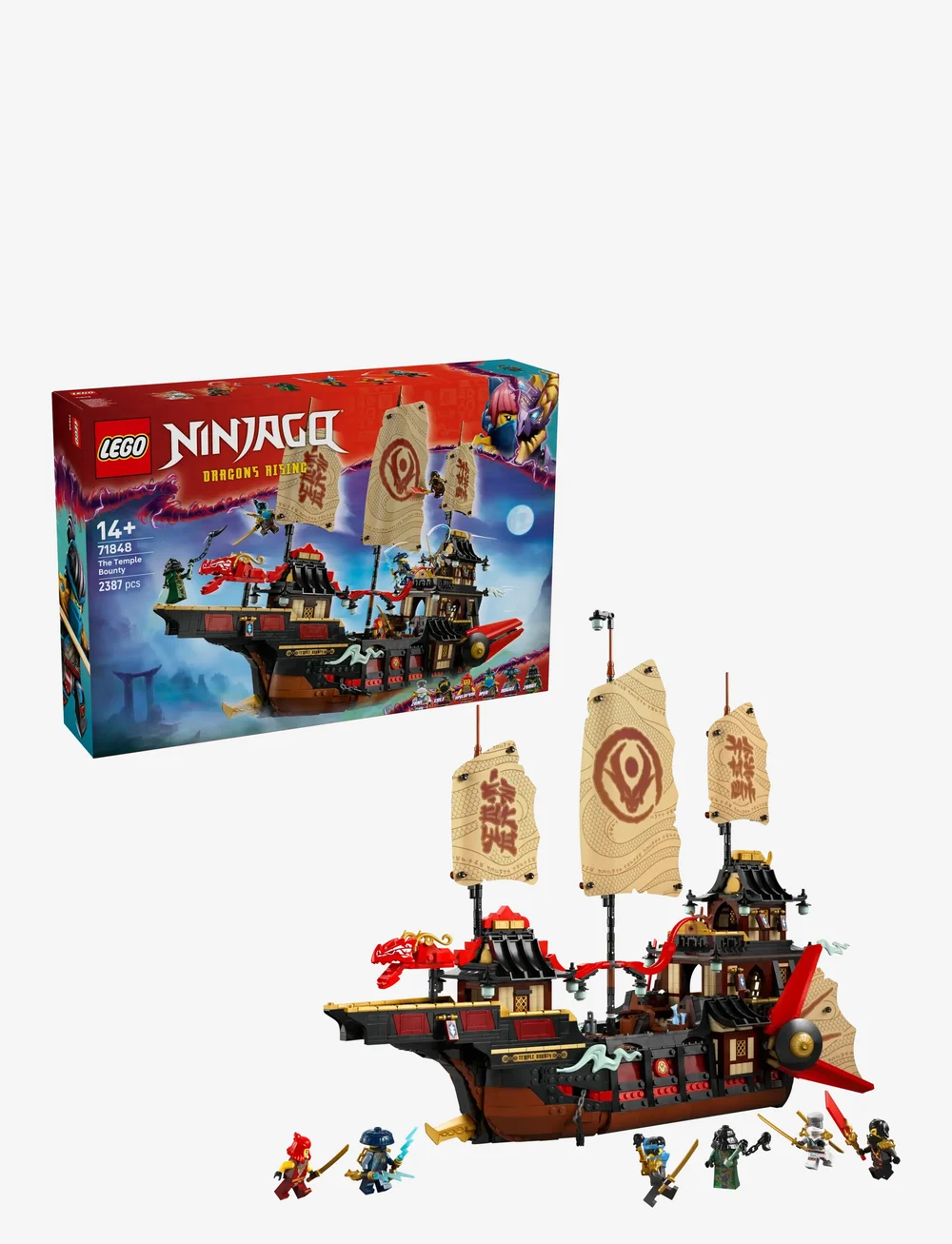 LEGO - The Temple Bounty Ship Toy Building Kit 71848 - lego ninjago - multi - 0