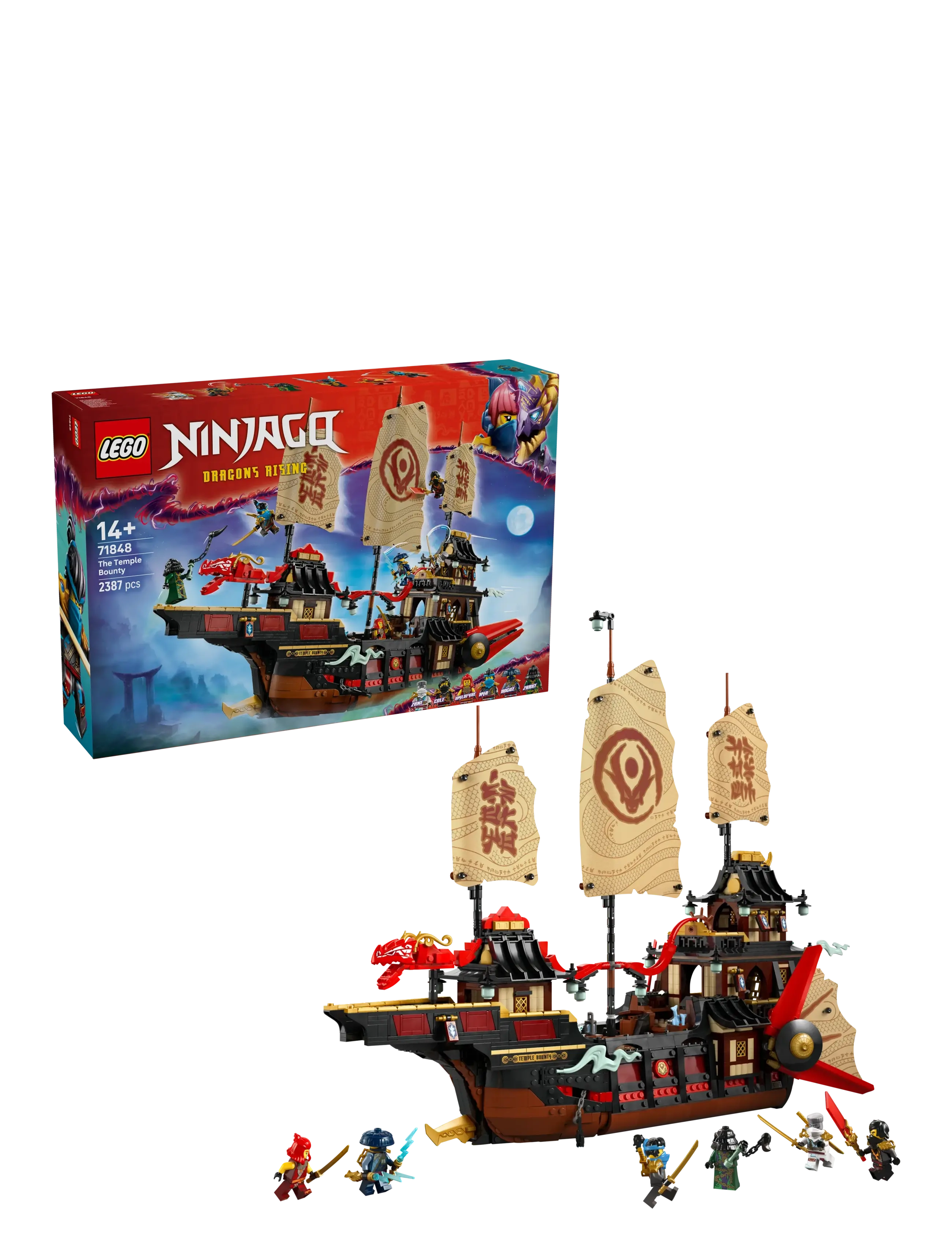 LEGO - The Temple Bounty Ship Toy Building Kit 71848 - geburtstagsgeschenke - multi - 0