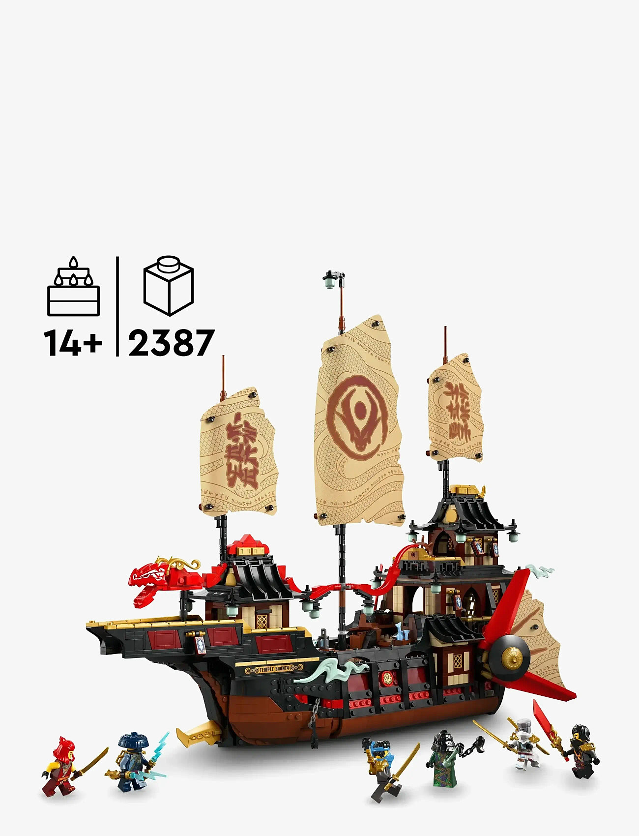 LEGO - The Temple Bounty Ship Toy Building Kit 71848 - lego ninjago - multi - 1