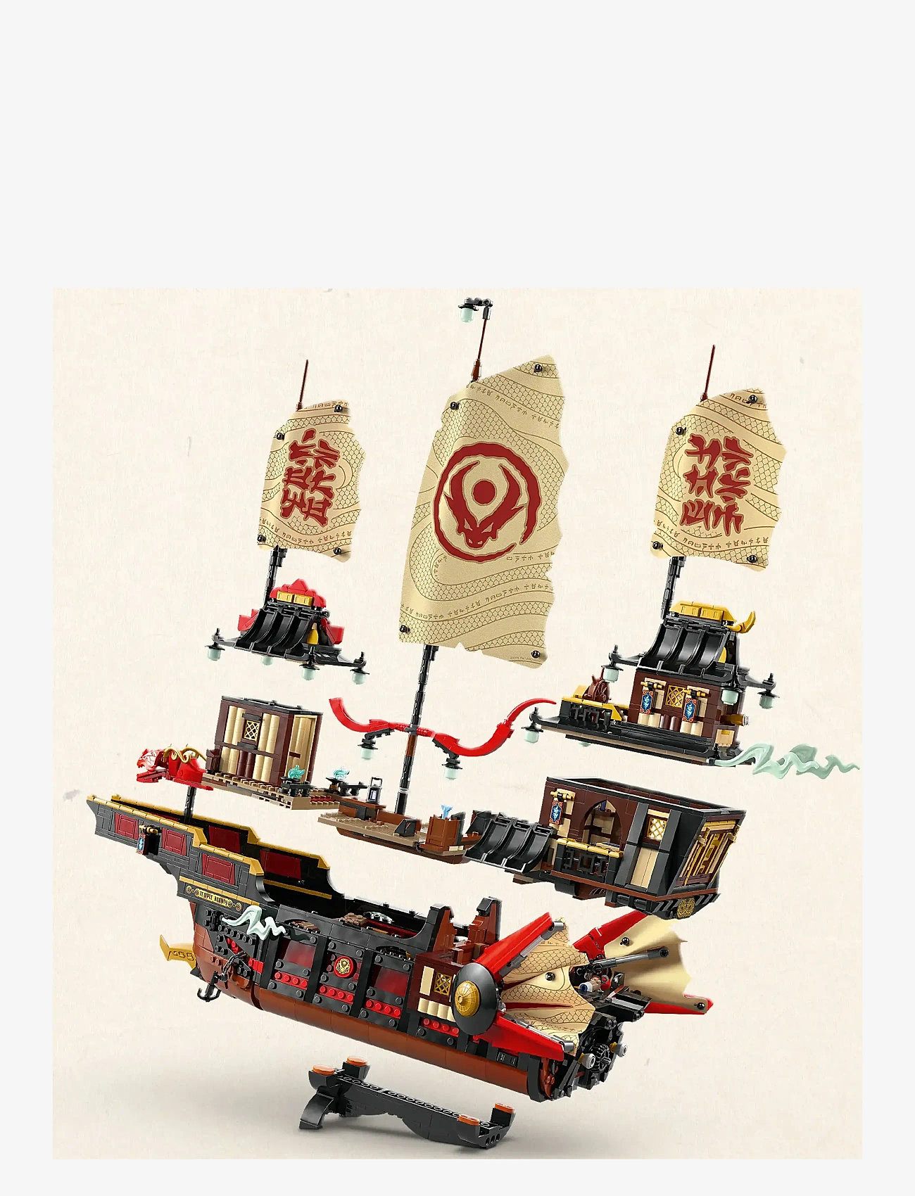 LEGO - The Temple Bounty Ship Toy Building Kit 71848 - lego ninjago - multi - 3