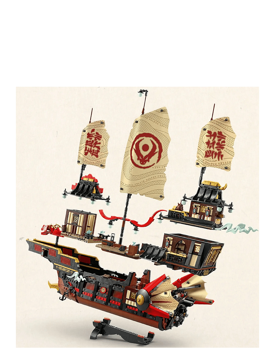LEGO - The Temple Bounty Ship Toy Building Kit 71848 - geburtstagsgeschenke - multi - 3