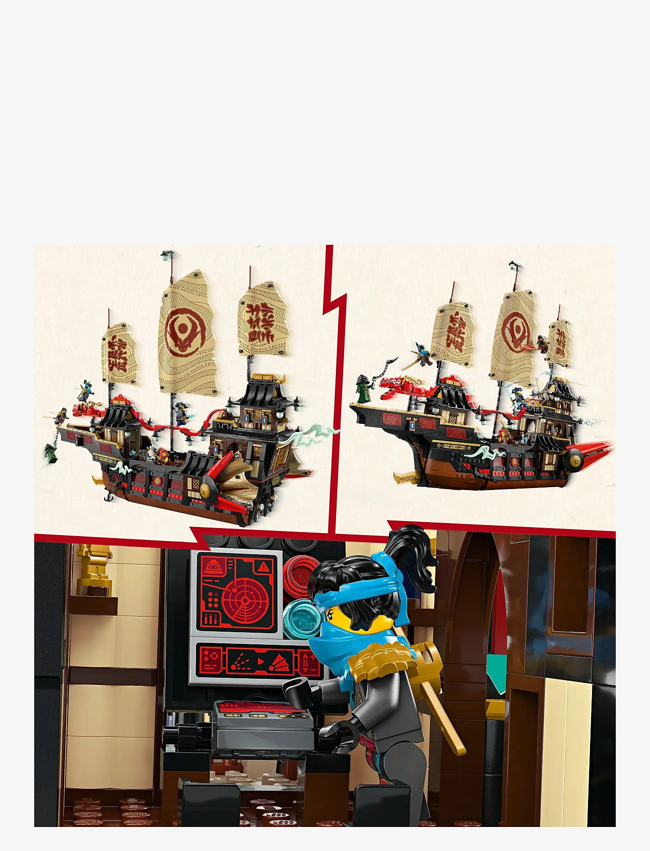 LEGO - The Temple Bounty Ship Toy Building Kit 71848 - lego ninjago - multi - 4