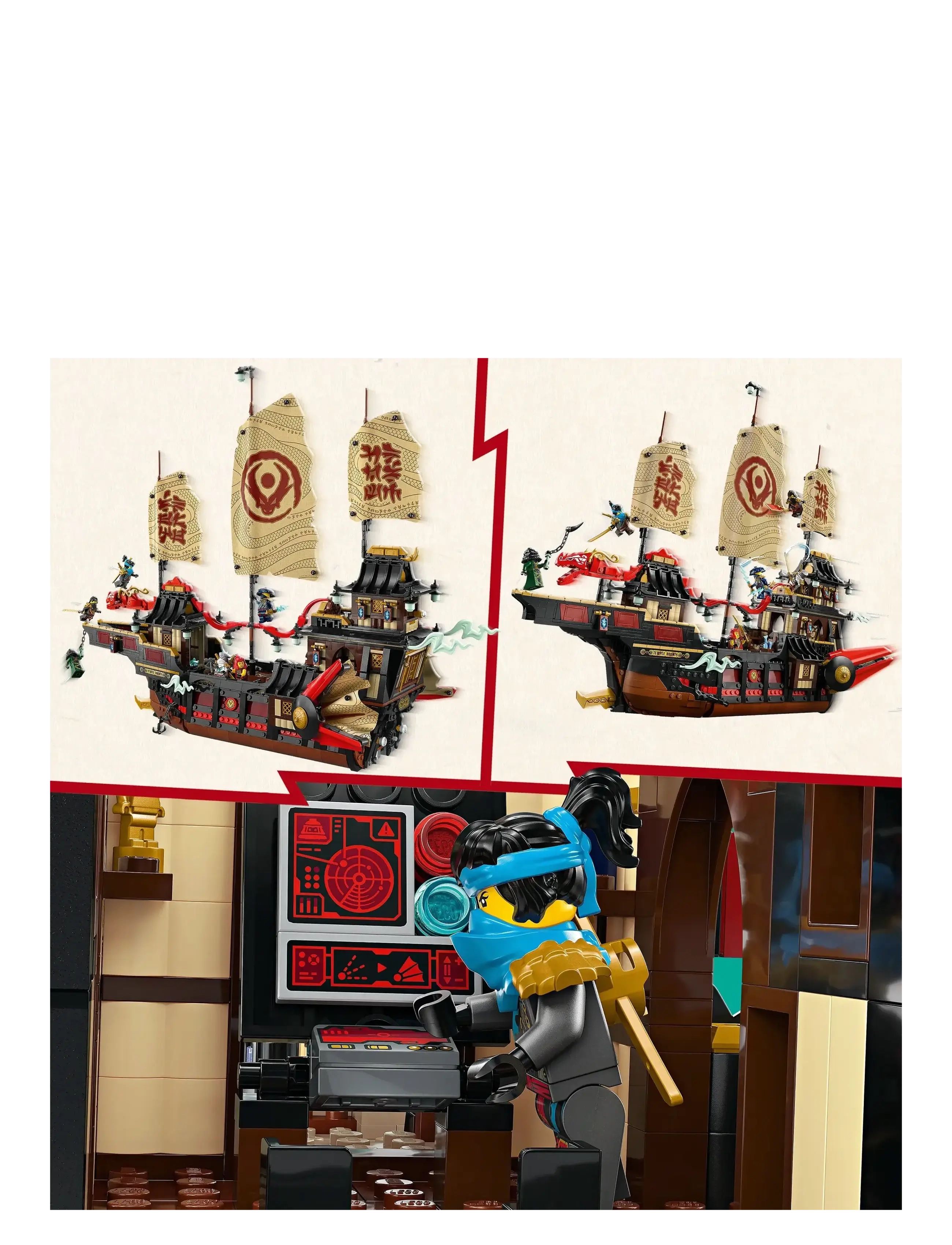 LEGO - The Temple Bounty Ship Toy Building Kit 71848 - geburtstagsgeschenke - multi - 4