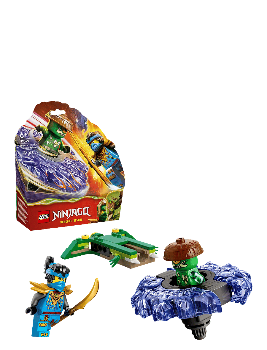 LEGO - Nya vs. Mutation Monster Spinner Toy 71849 - lego ninjago - multi - 0