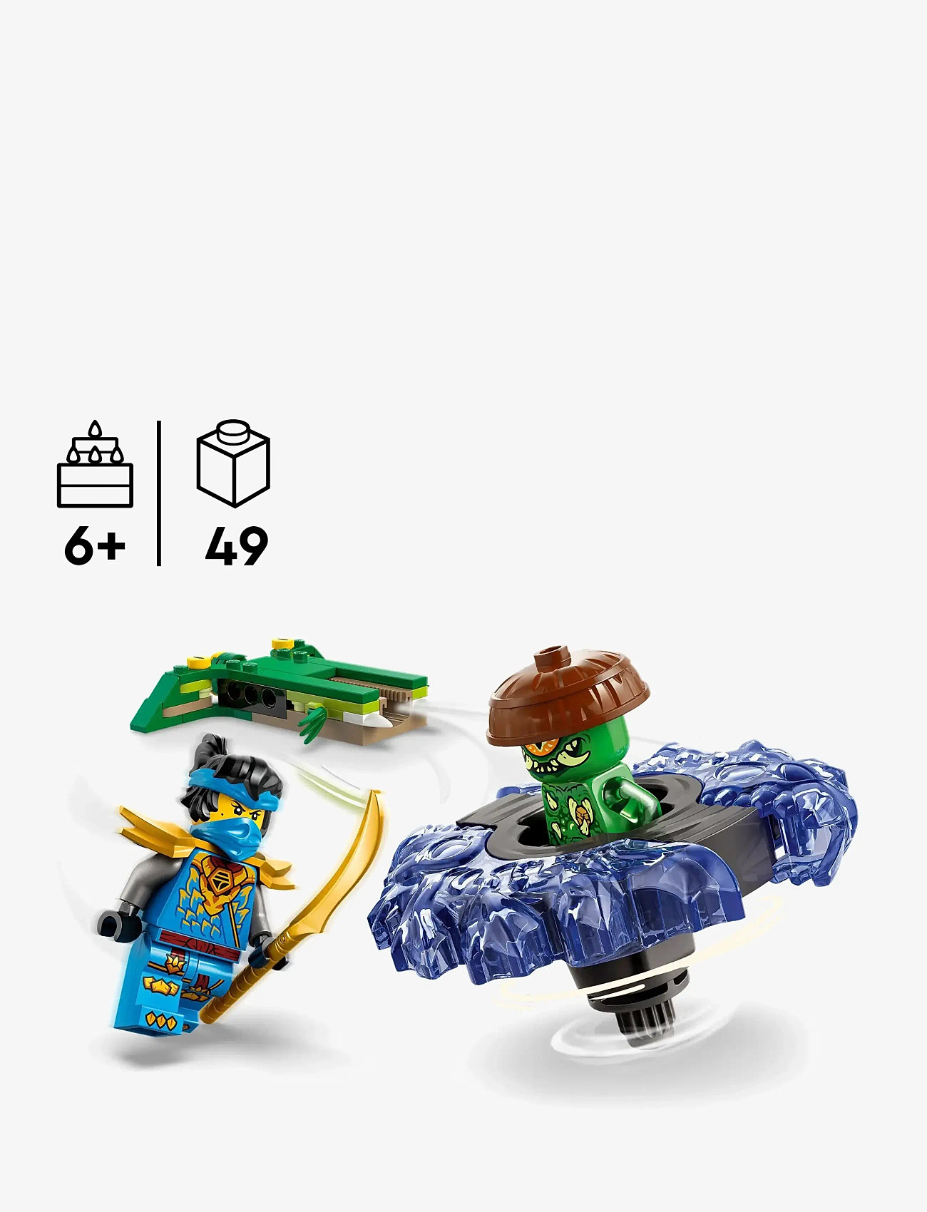 LEGO - Nya vs. Mutation Monster Spinner Toy 71849 - lego ninjago - multi - 1