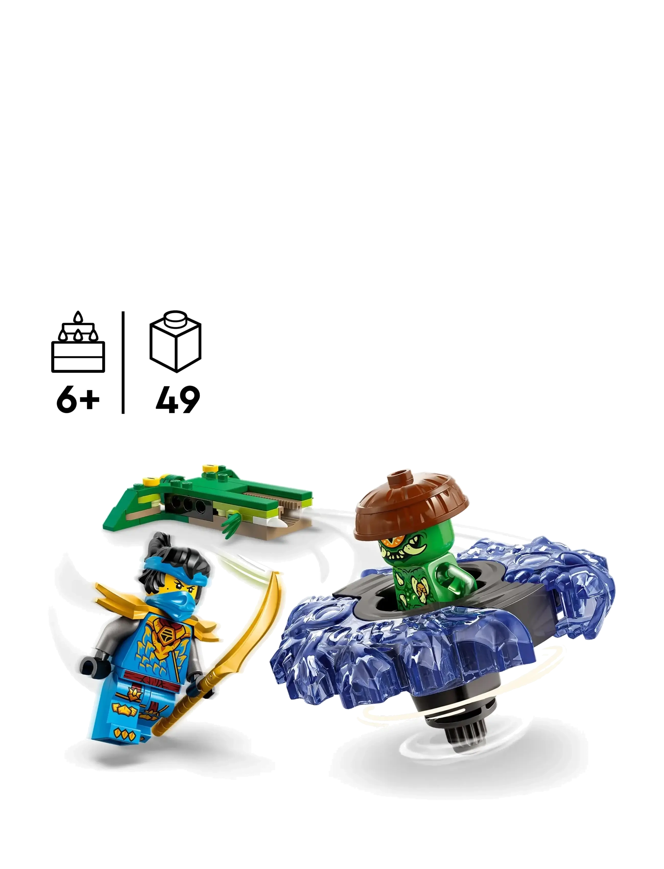 LEGO - Nya vs. Mutation Monster Spinner Toy 71849 - lego ninjago - multi - 1