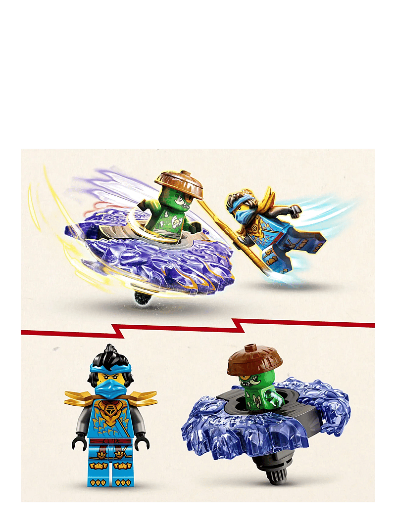LEGO - Nya vs. Mutation Monster Spinner Toy 71849 - lego ninjago - multi - 3