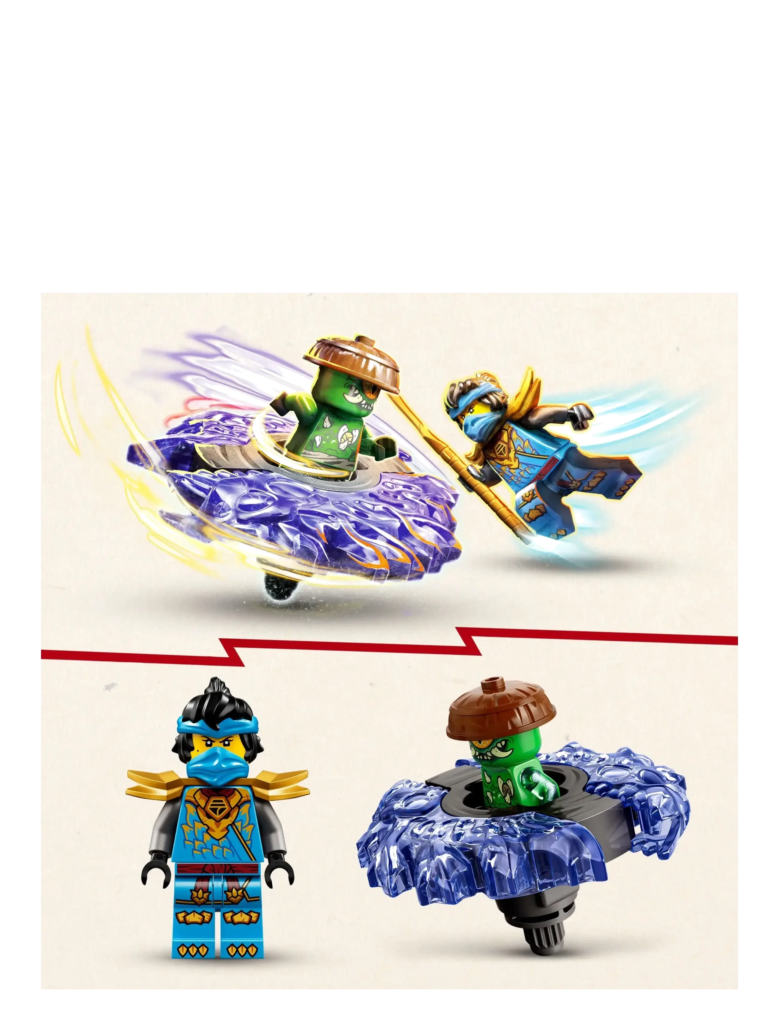 LEGO - Nya vs. Mutation Monster Spinner Toy 71849 - lego ninjago - multi - 3