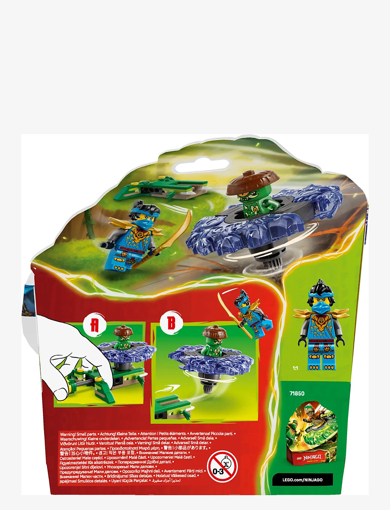 LEGO - Nya vs. Mutation Monster Spinner Toy 71849 - lego ninjago - multi - 5