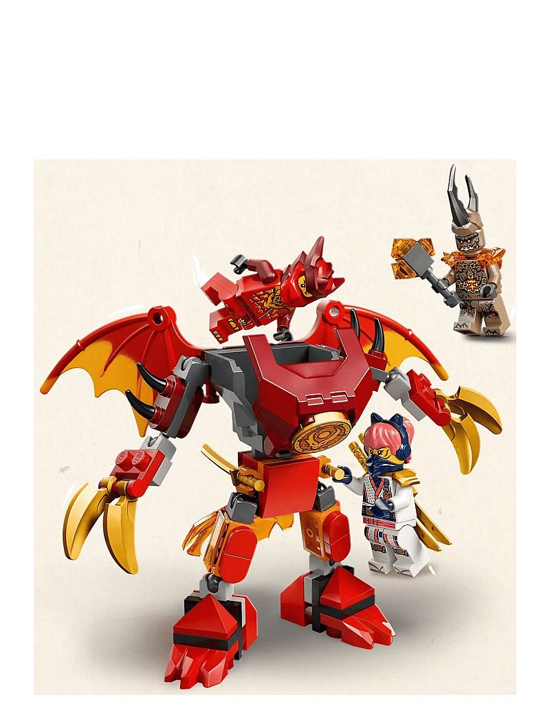 LEGO - Kai’s Dragon Mech Battle Pack, Mech Toy 71851 - lego ninjago - multi - 3
